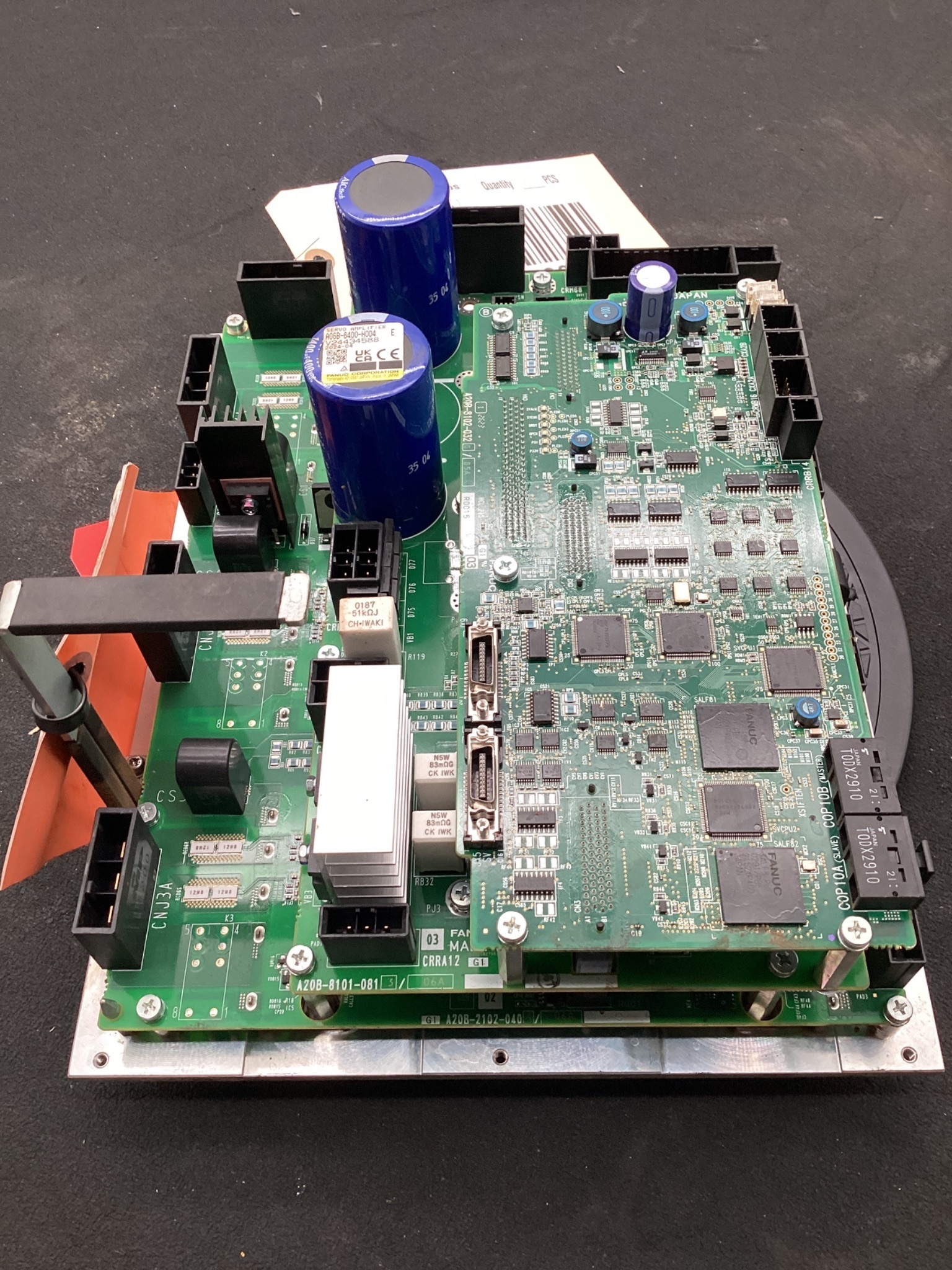 FANUC A06B-6400-H004 R-30IB 6-AXIS SERVO DRIVE MODULE USED 2