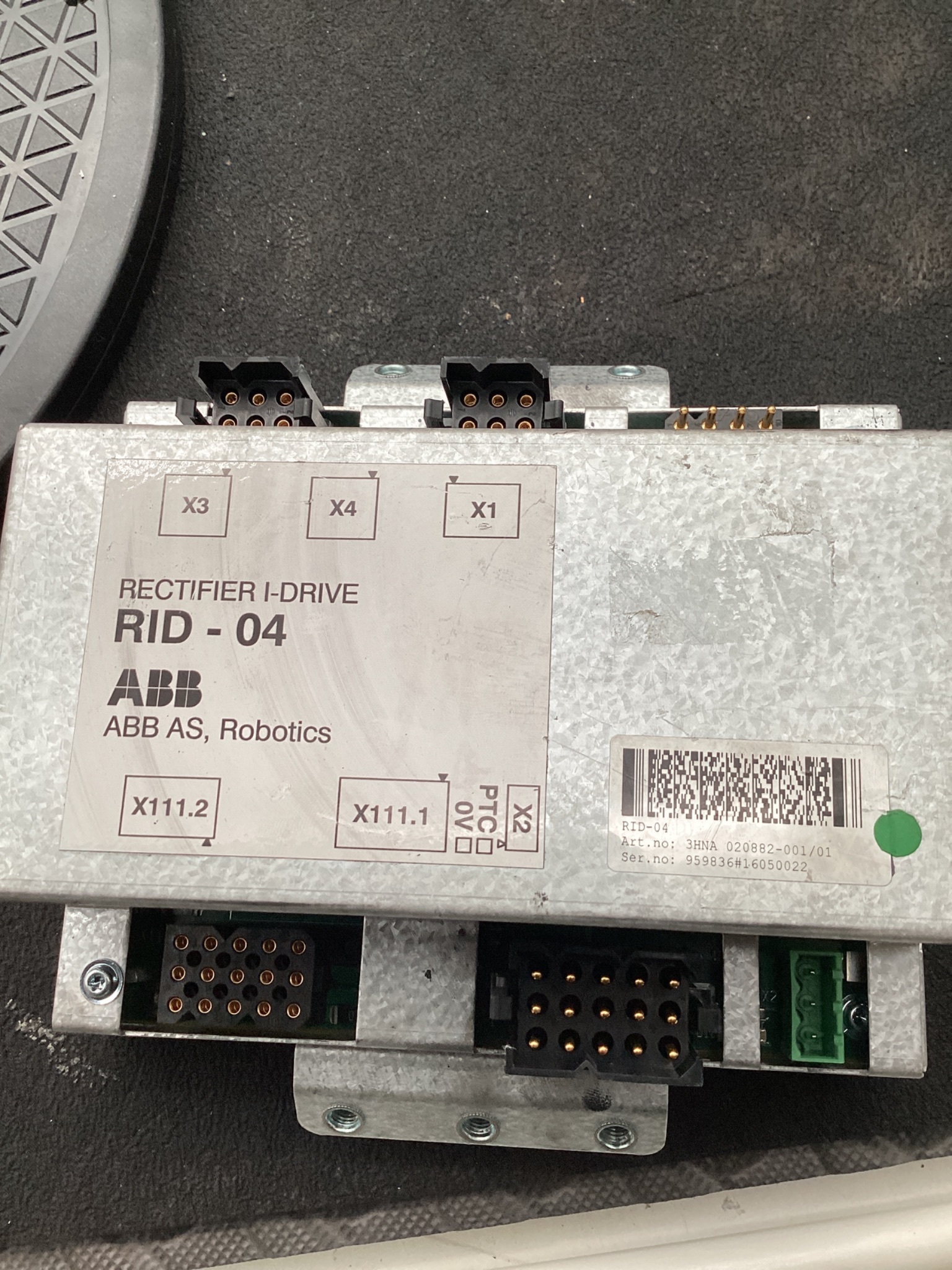 ABB 3HNA020882-001/01 RID-04 I-DRIVE RECTIFIER MODULE USED 0