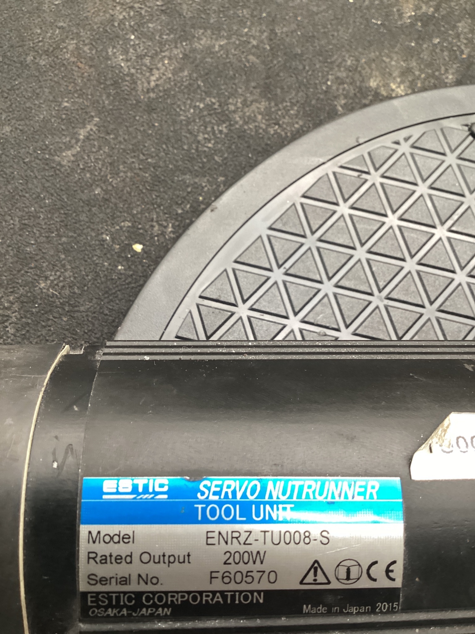 ESTIC ENRZ-TU008-S SERVO NUTRUNNER 80NM USED 0