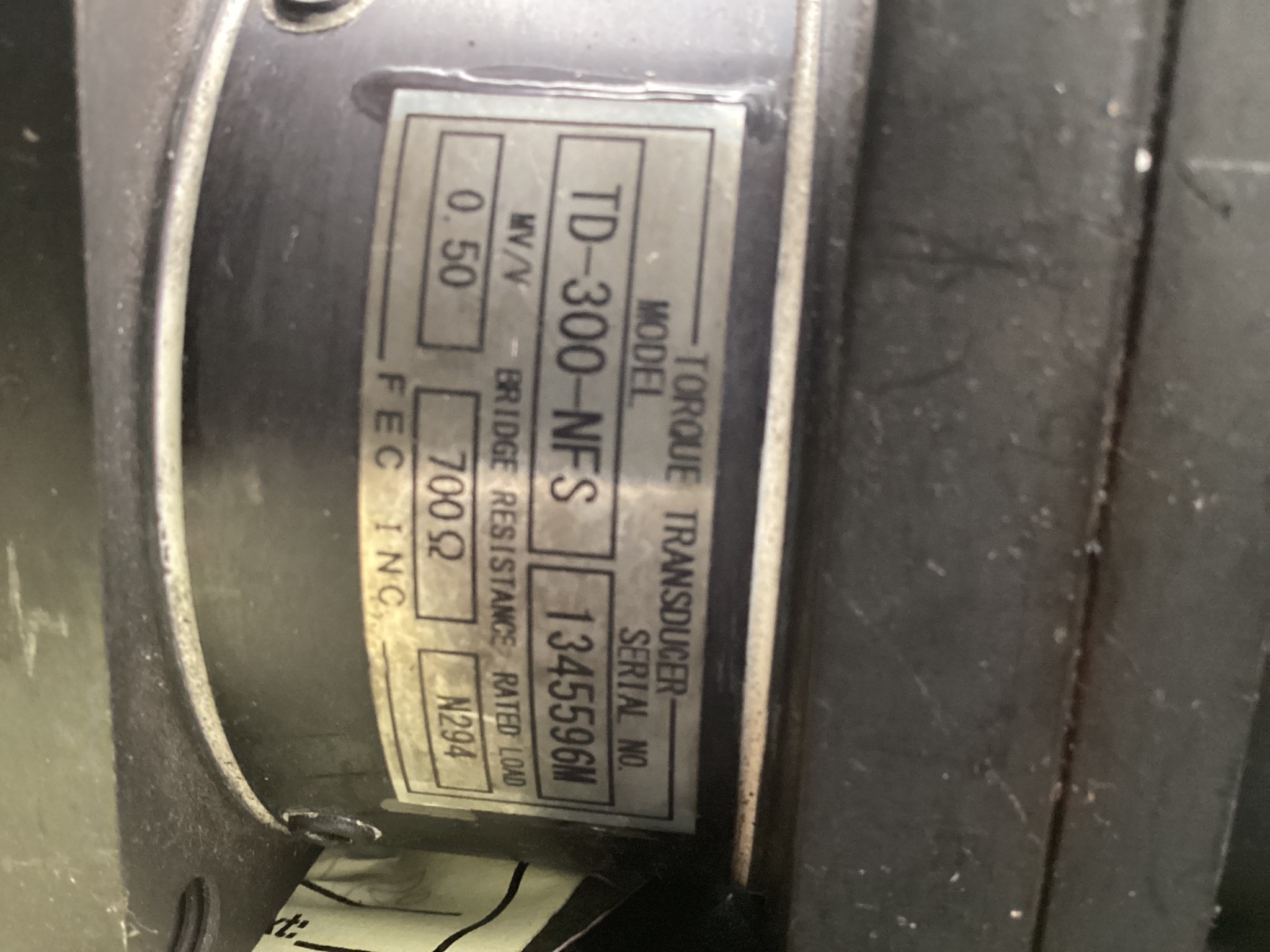 FEC NFT-302RM3A-S SERVO NUTRUNNER 200W 0.64NM USED 1