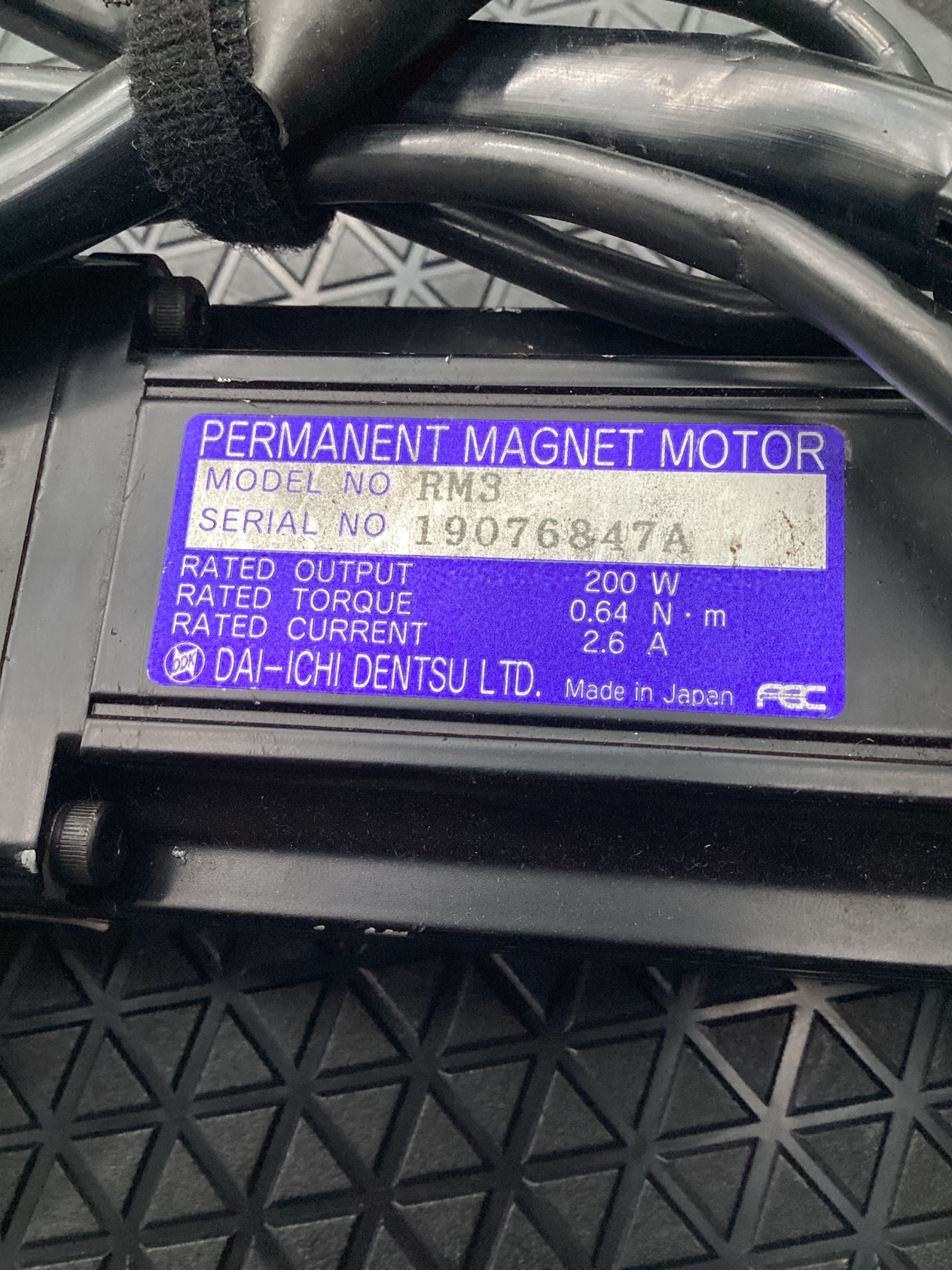 FEC NFT-132RM-S SERVO NUTRUNNER 200W 0.64NM USED 1