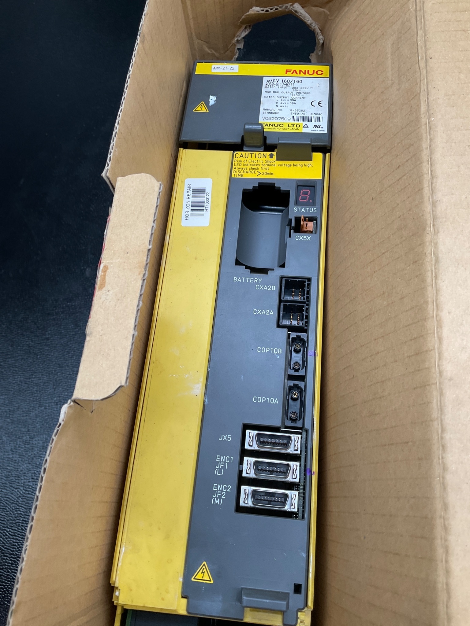 FANUC A06B-6117-H211 AISV 160/160 SERVO AMPLIFIER DUAL AXIS USED REPAIRED 4