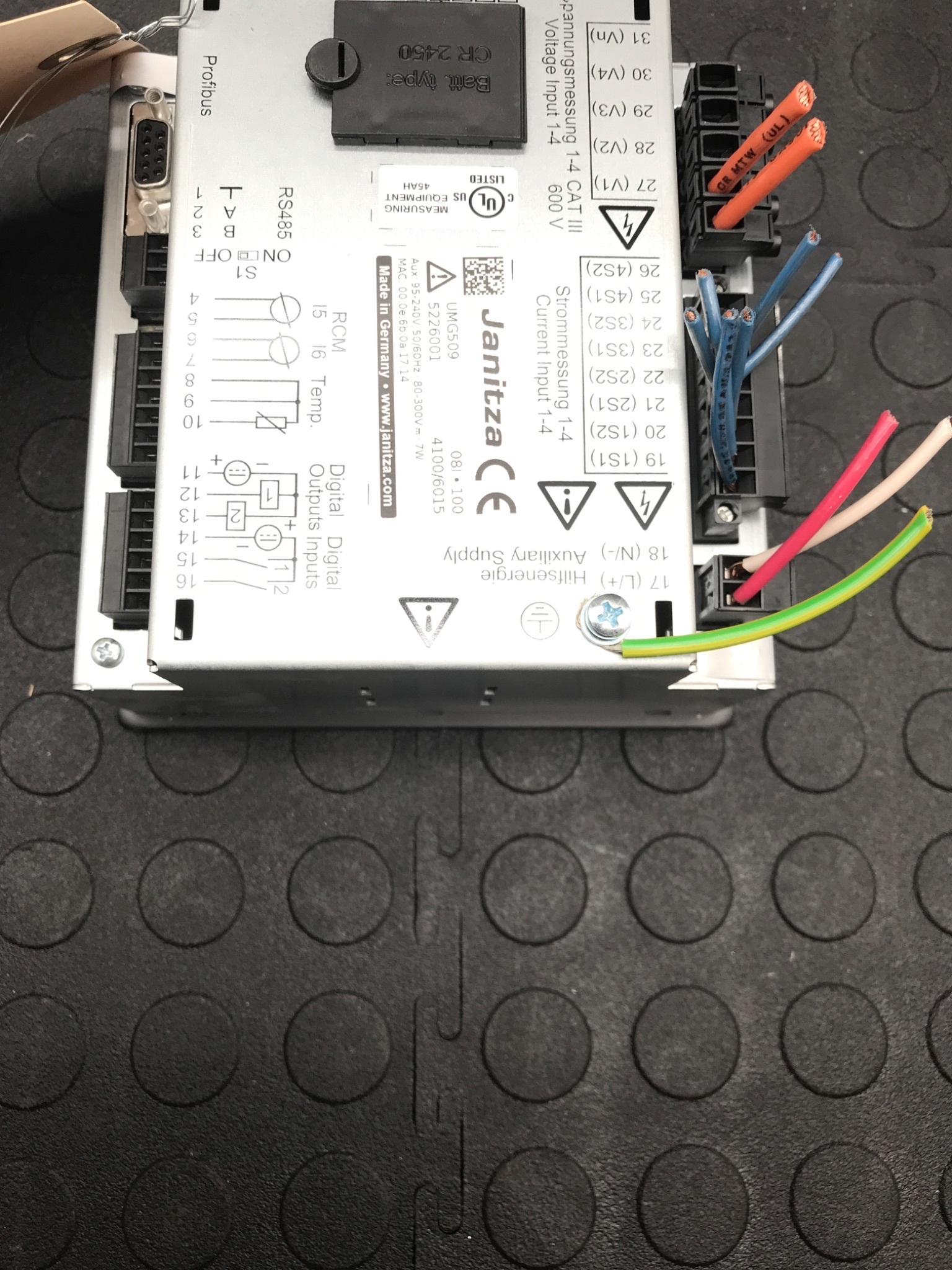 JANITZA UMG 509-PRO Multifunctional Network Analyzer USED 2