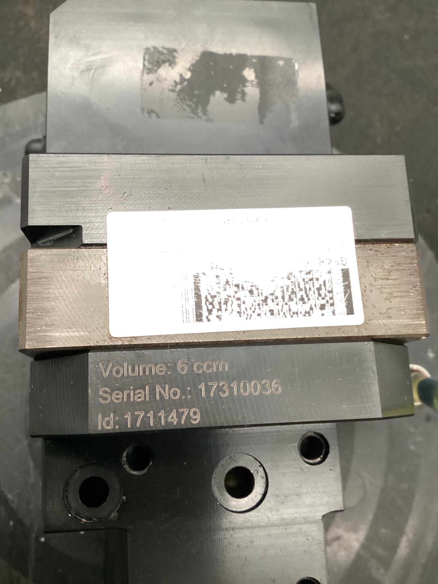 ABB 1711479 HYDRAULIC COMPONENT 6CCM VOLUME SERIAL 17310036 USED 4
