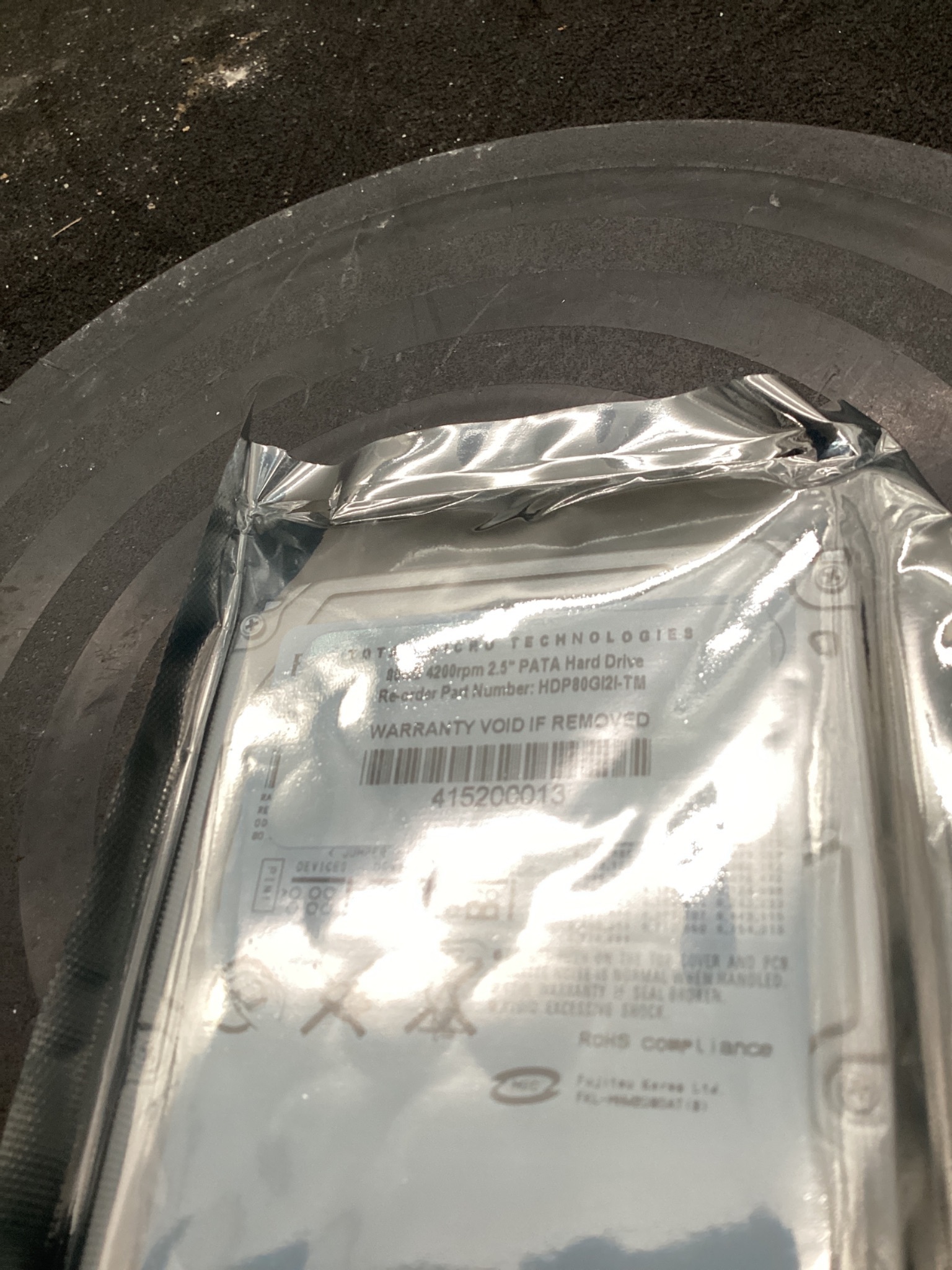 TOTAL MICRO HDP80GI2I-TM 80GB 2.5IN ATA IDE HARD DRIVE NEW 1
