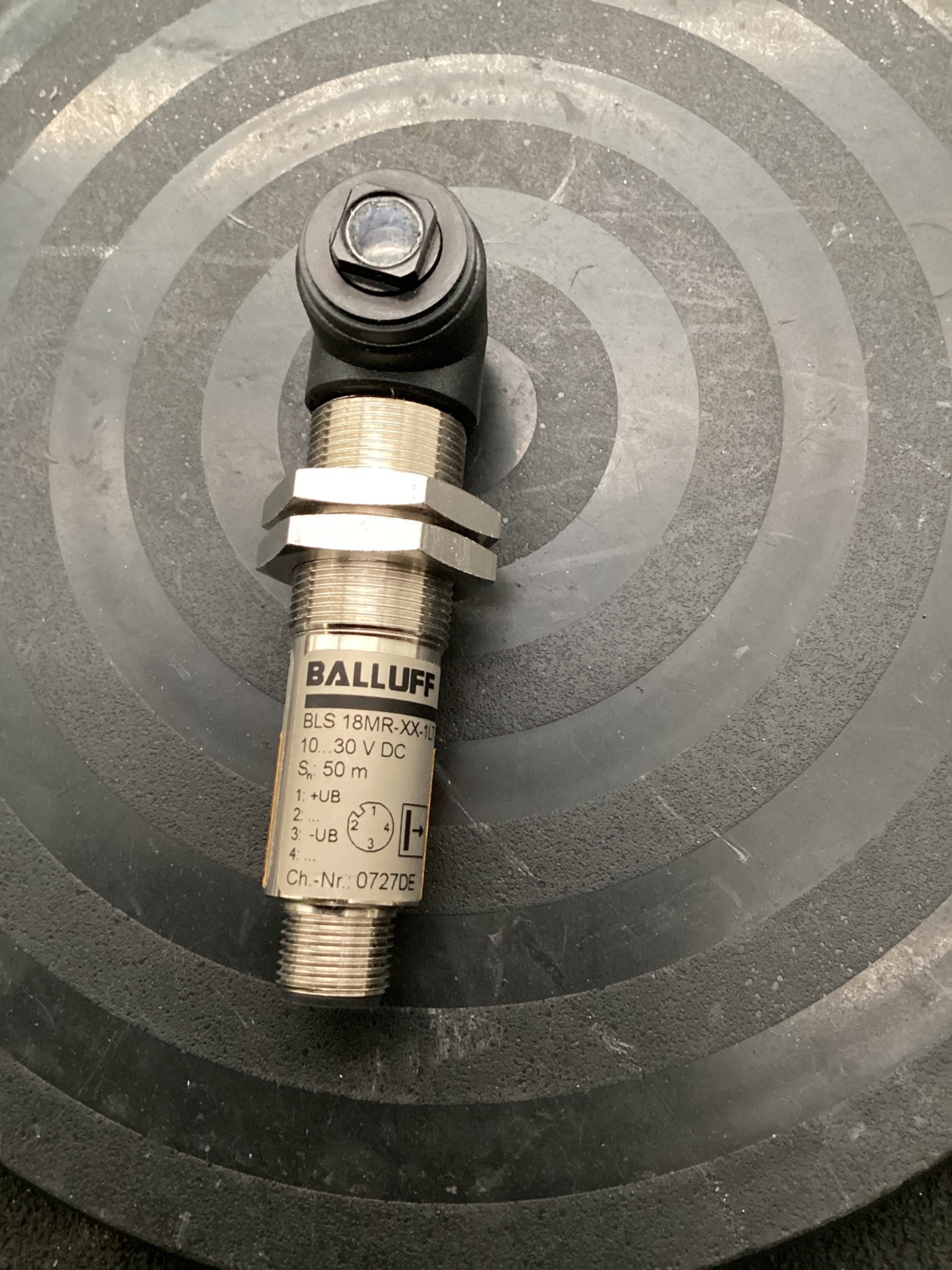 BALLUFF BLS 18MR-XX-1LT-S4-C PHOTOELECTRIC SENSOR USED 1