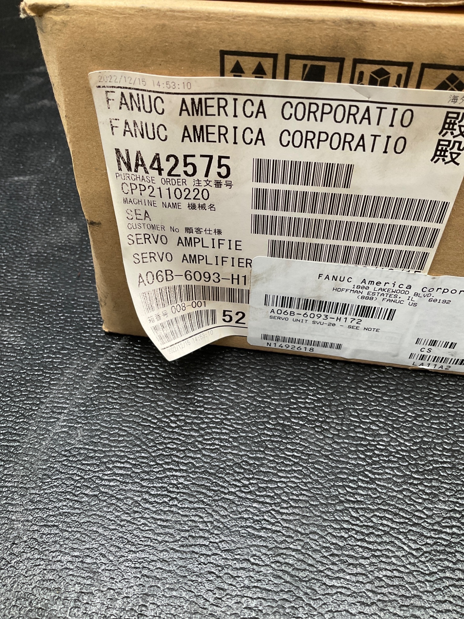 FANUC A06B-6093-H172 BETA SERVO AMPLIFIER SVU-20 USED REPAIRED 2