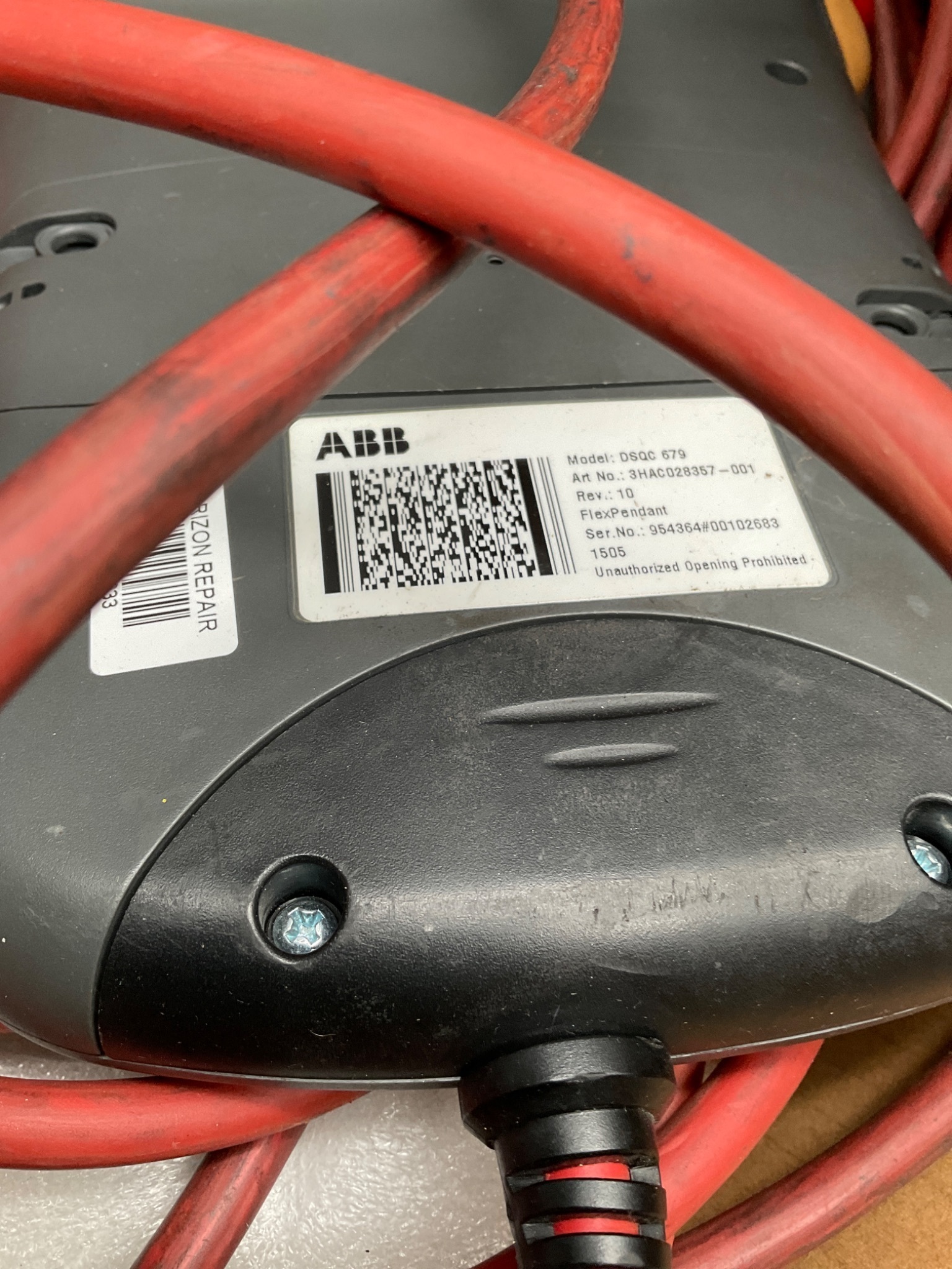 ABB 3HAC028357-001 DSQC 679 IRC5 TEACH PENDANT USED 2