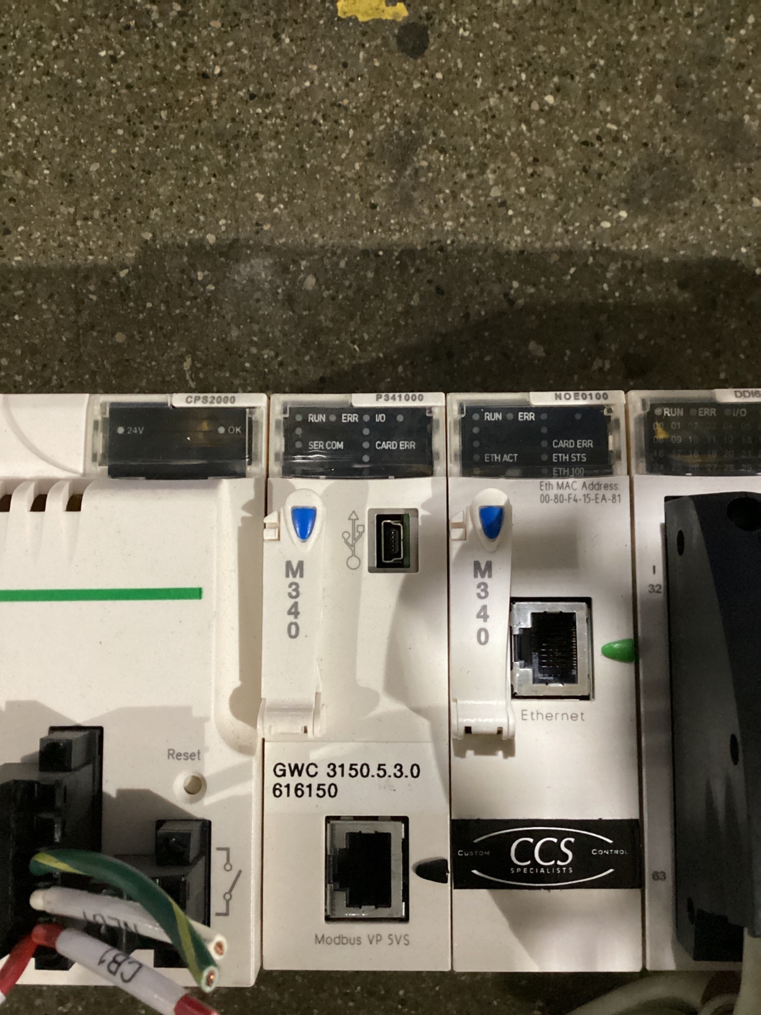 SCHNEIDER ELECTRIC CPS2000 P341000 NOE0100 DDI6402K DDO1602 PLC USED 7