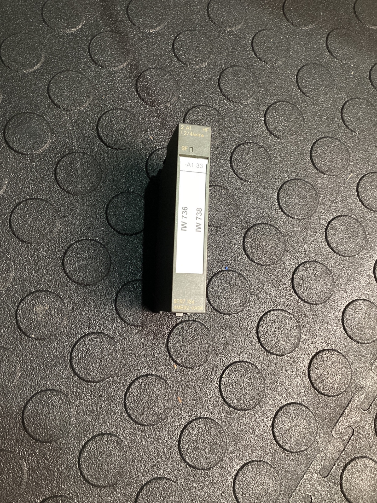 SIEMENS 6ES7 134-4MB02-0AB0 ANALOG INPUT MODULE USED 3