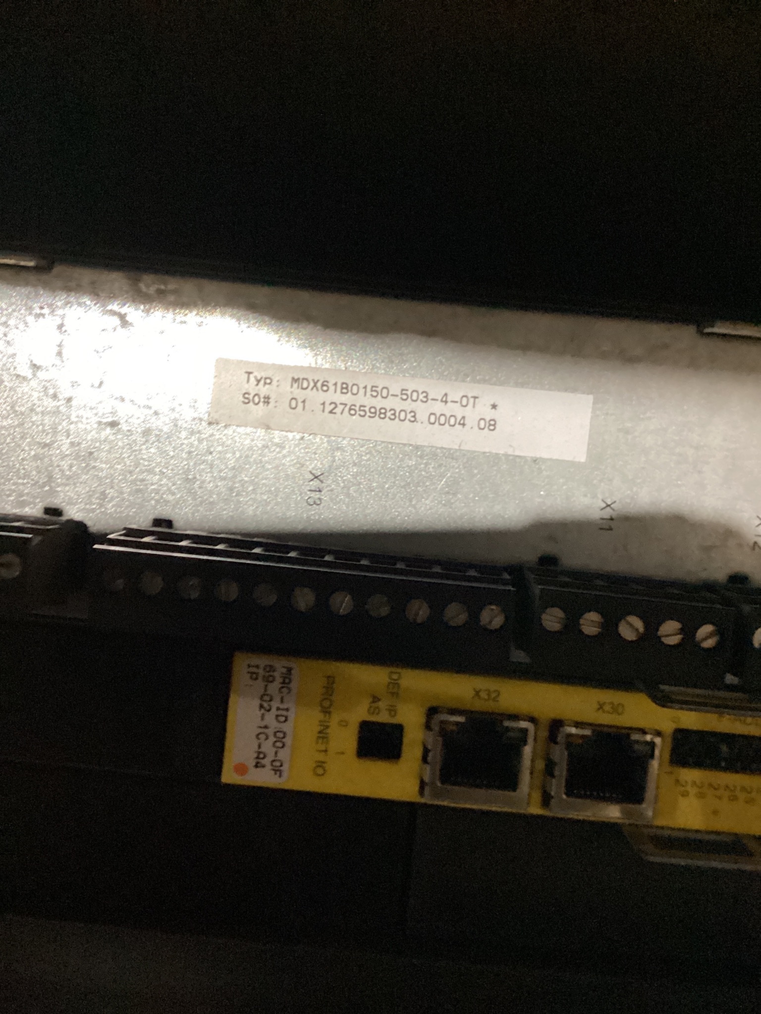 SEW MDX61B0150-503-4-OT MOVIDRIVE B FREQUENCY INVERTER USED 5