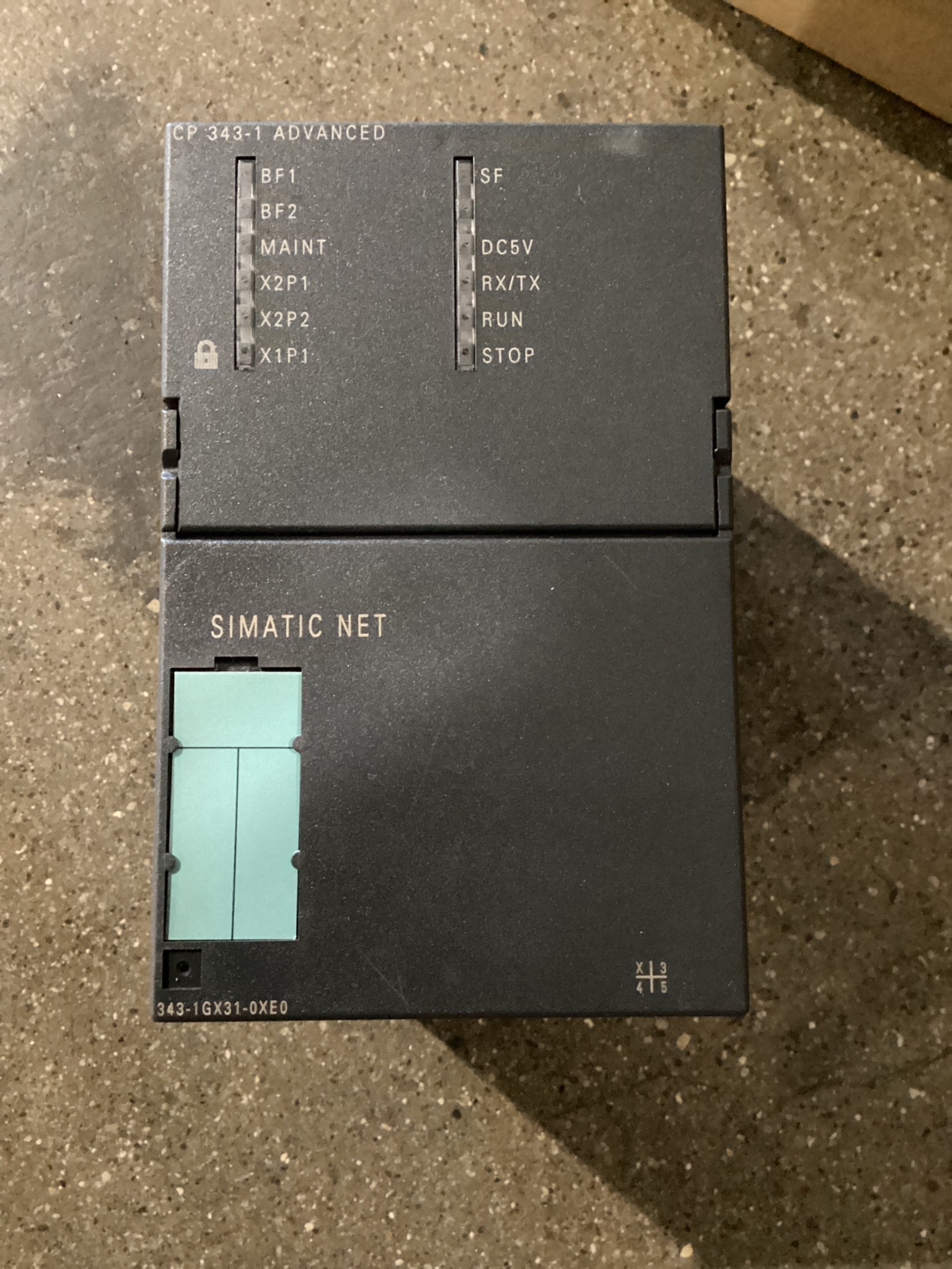 SIEMENS 6GK7343-1GX31-0XE0 COMMUNICATION PROCESSOR USED 1