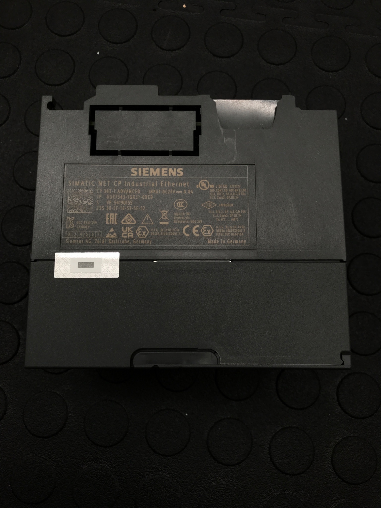 SIEMENS 6GK7343-1GX31-0XE0 COMMUNICATION PROCESSOR USED 2