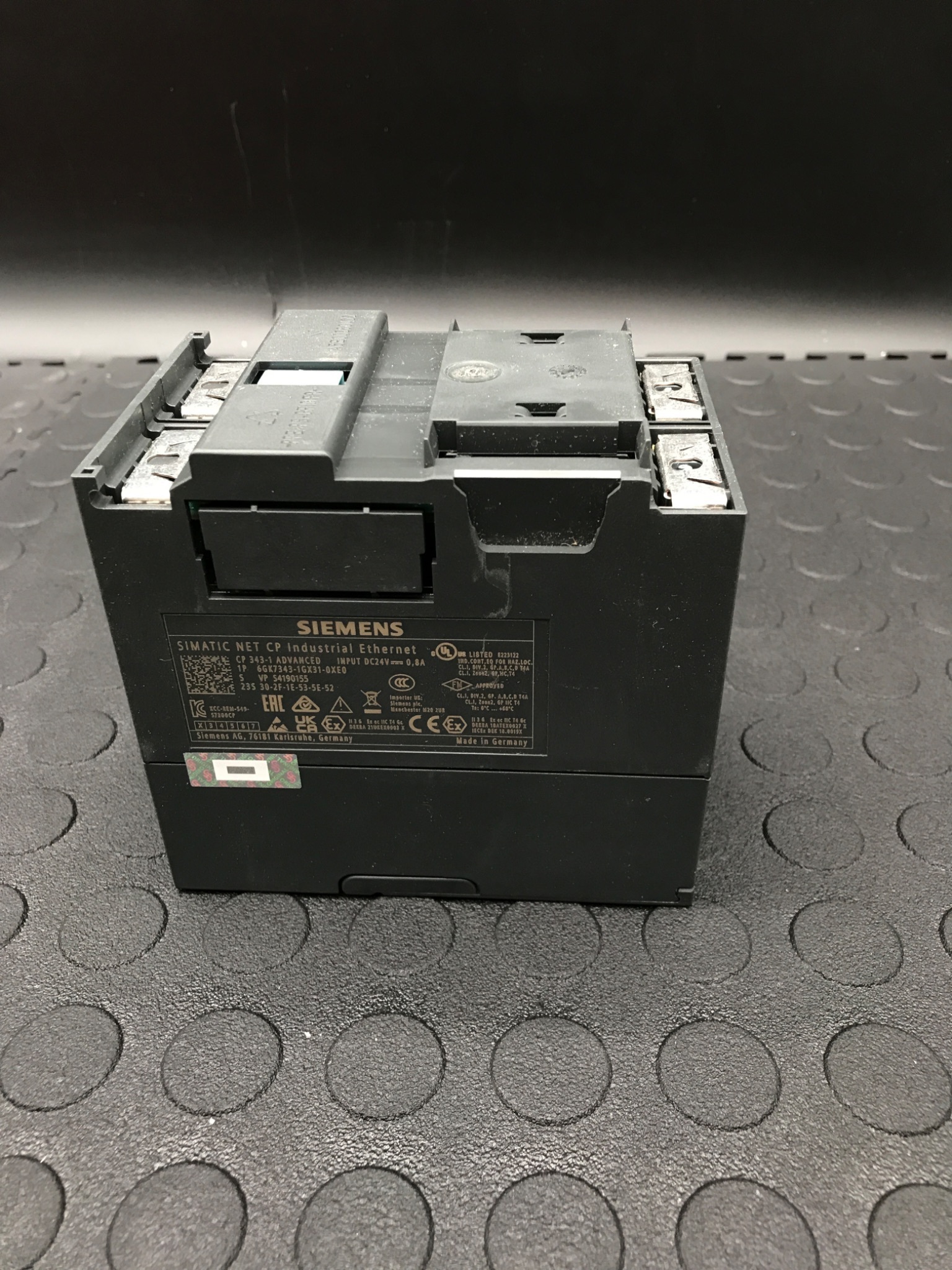 SIEMENS 6GK7343-1GX31-0XE0 COMMUNICATION PROCESSOR USED 3