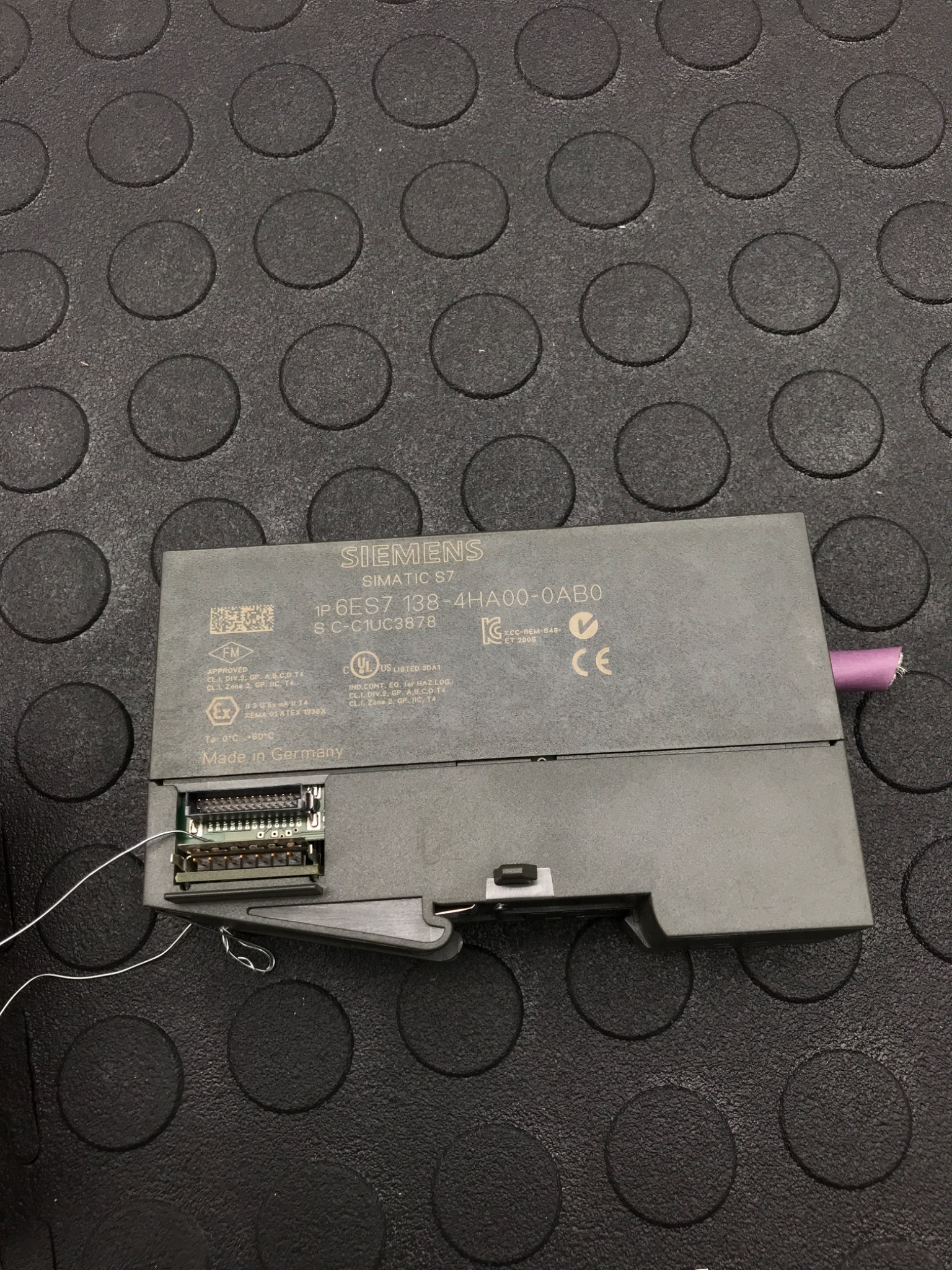 SIEMENS 6ES7 138-4HA00-0AB0 DP-Master Interface Module USED 2