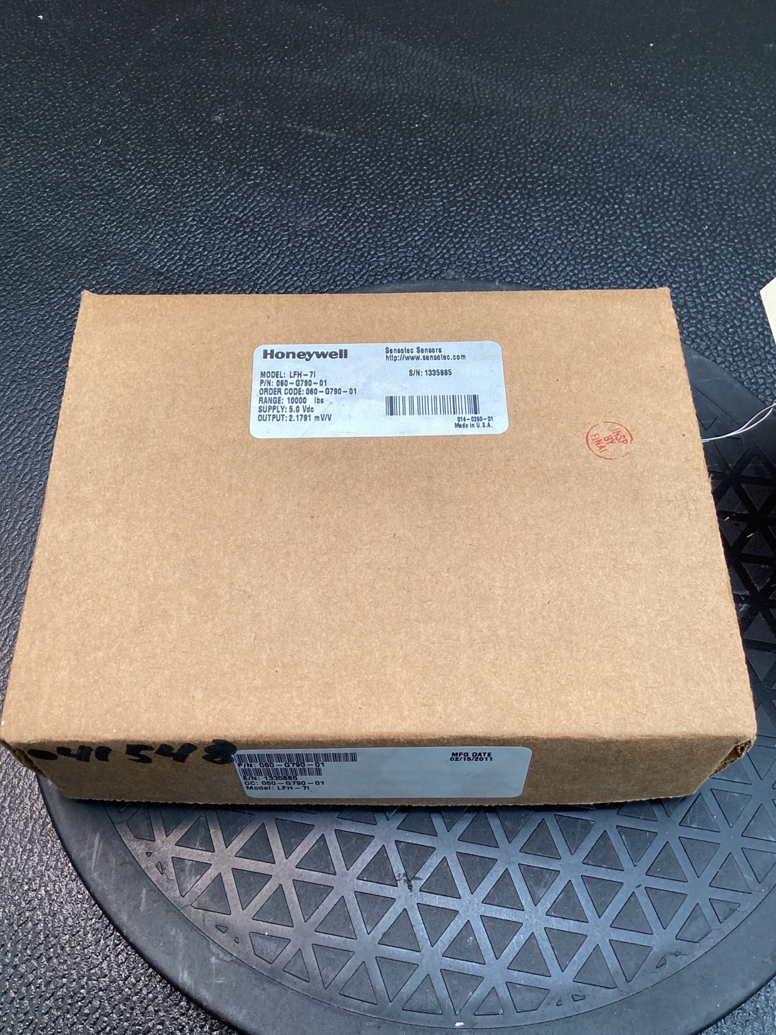 HONEYWELL 060-G790-01 PRESSURE TRANSDUCER 0-1000 PSI VOLTAGE OUTPUT NEW 2