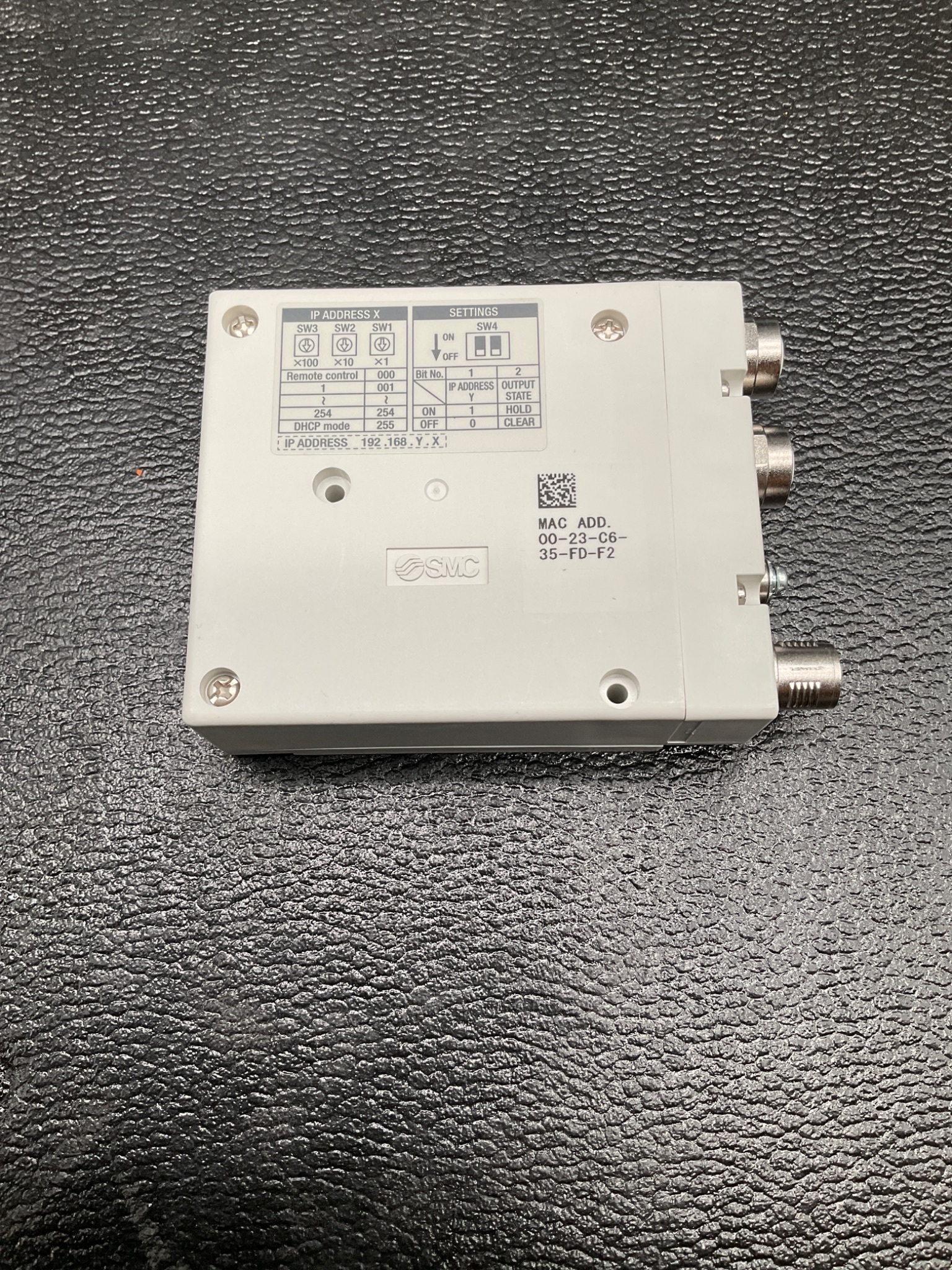 SMC EX260-SEN1 SERIAL COMMUNICATION UNIT ETHERNET/IP 24VDC NEW 2