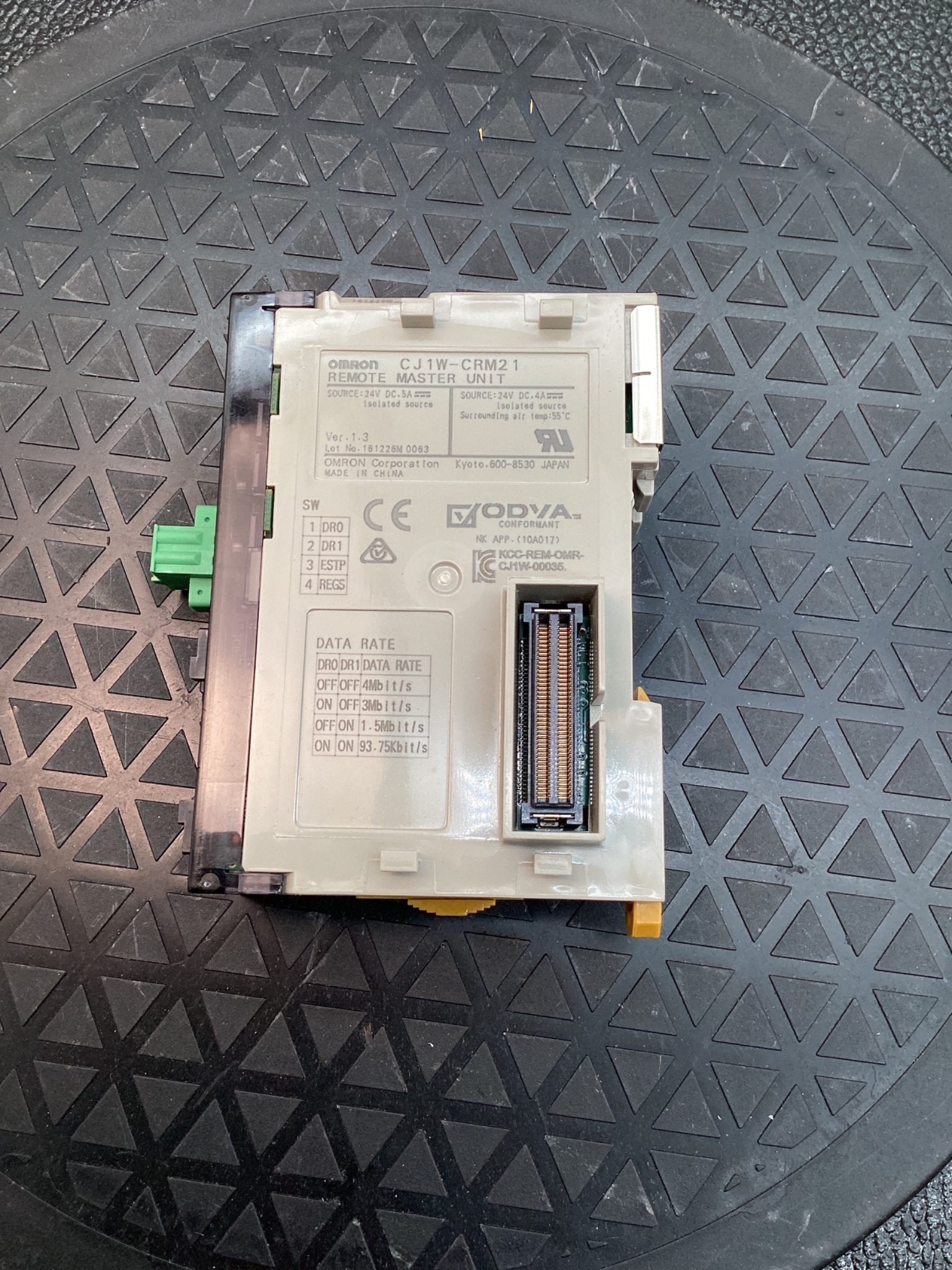 OMRON CJ1W-CRM21 COMPONET MASTER UNIT CJ-SERIES PLC USED 2