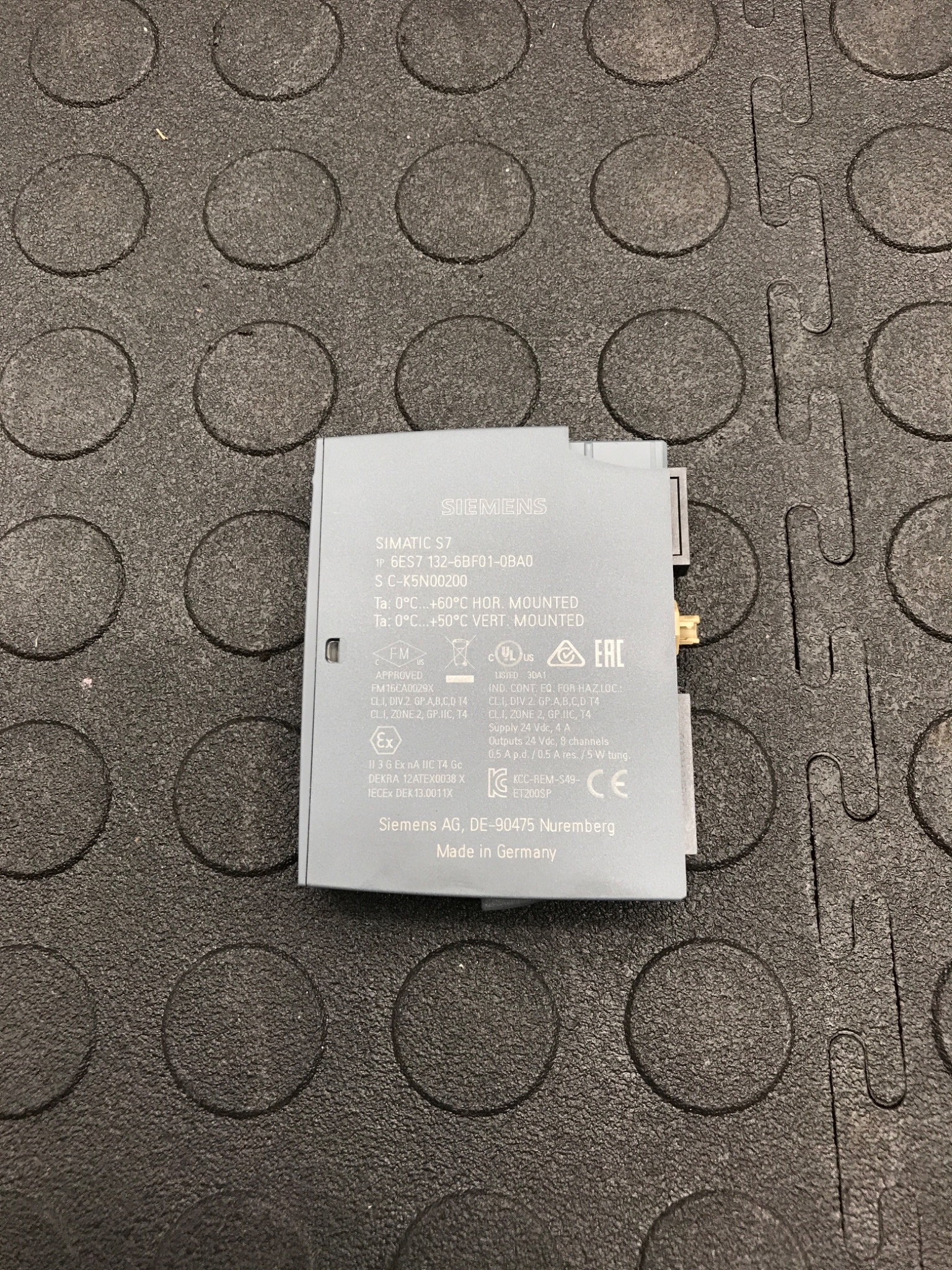 SIEMENS 6ES7 132-6BF01-0BA0 Simatic S7 Digital Input Module USED 2