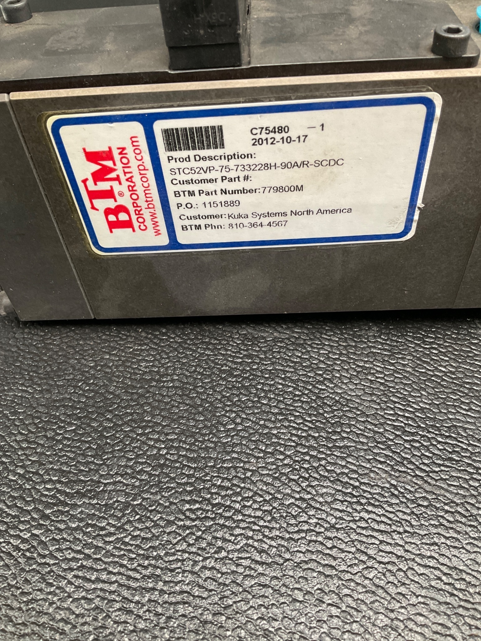 BTM 779800M POWER CLAMP USED 5