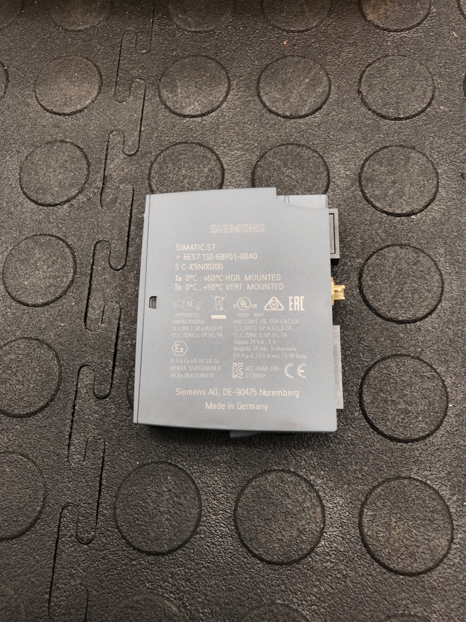 SIEMENS 6ES7 132-6BF01-0BA0 Simatic S7 Digital Input Module USED 3