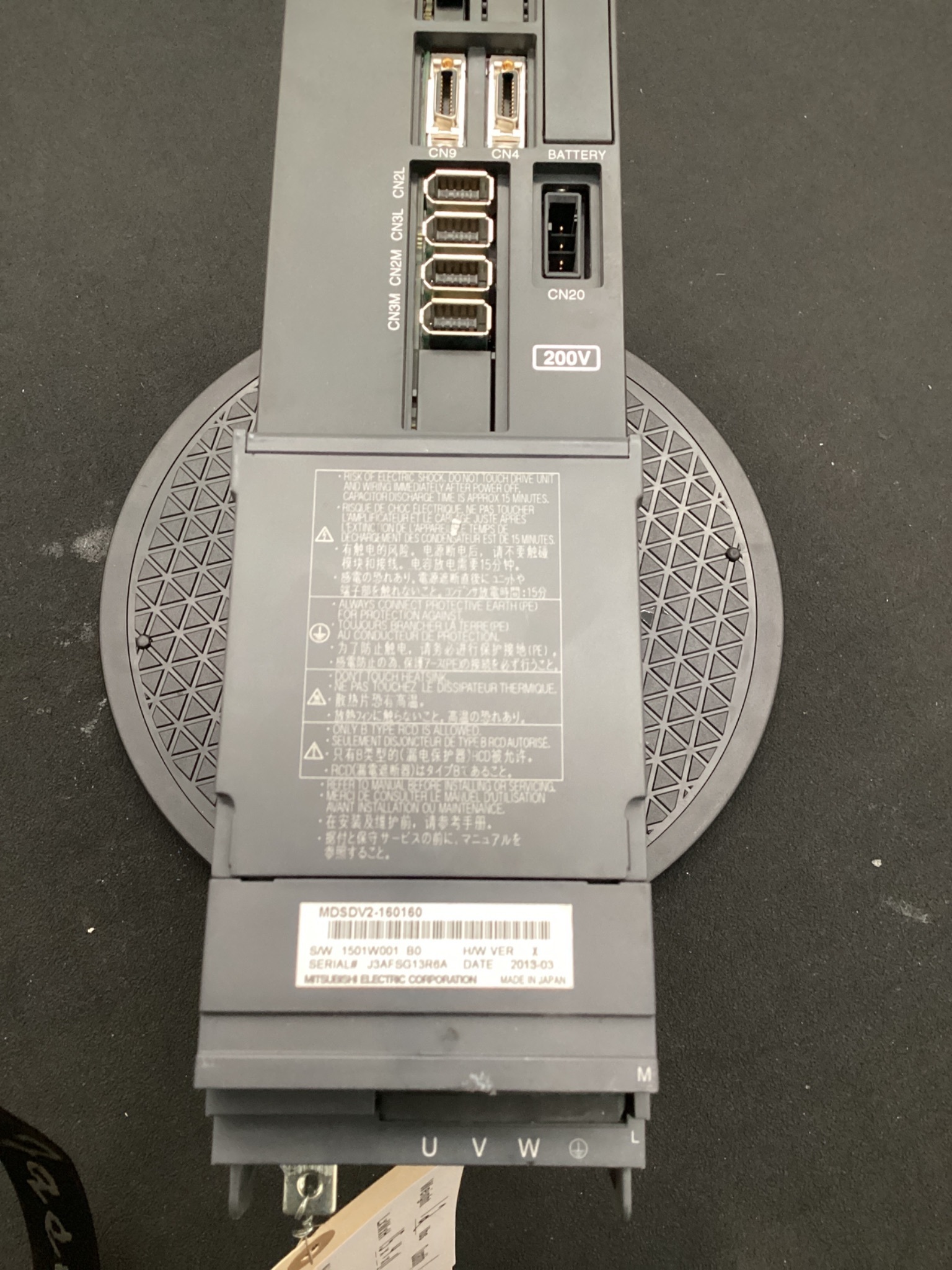 MITSUBISHI MDS-D2-V2-160160 SERVO DRIVE DUAL AXIS 160A USED 4