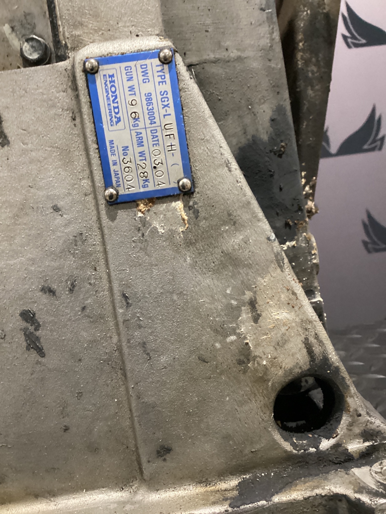 HONDA ENGINEERING SGX-LUFH USED 4