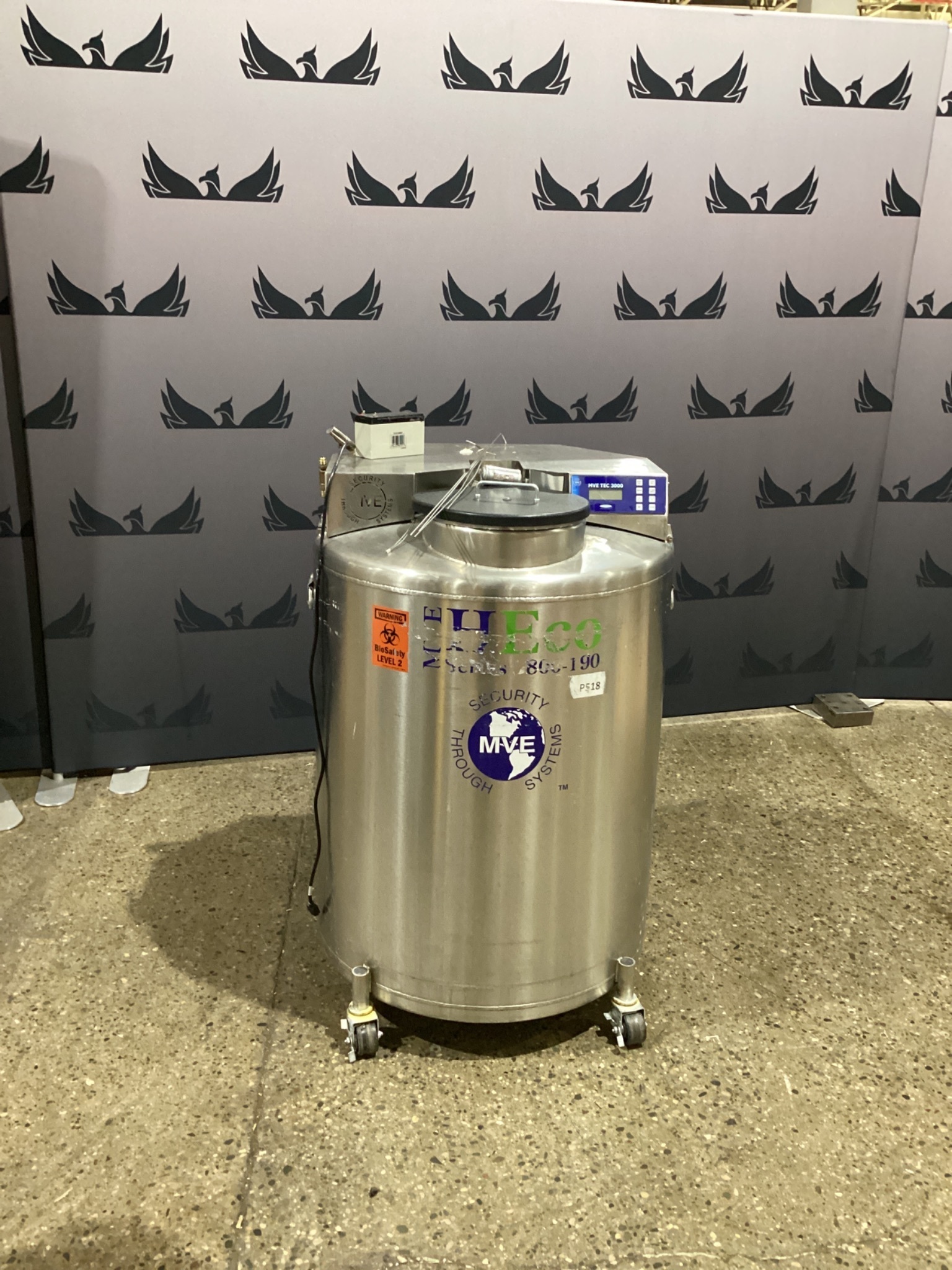 MVE HECO 815P-190AF-GB-BB LN2 VAPOR FREEZER AUTO FILL USED 0