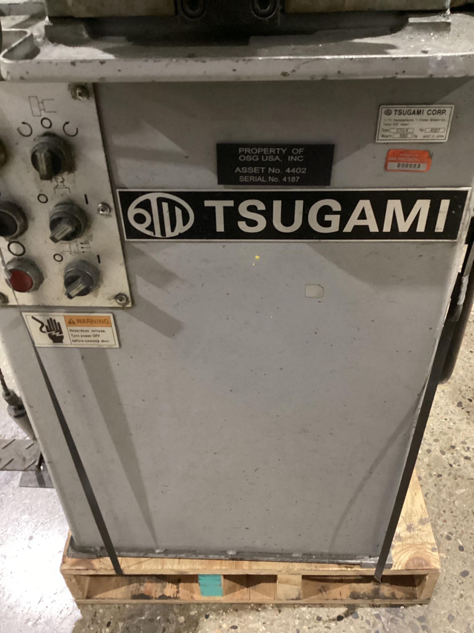 TSUGAMI CTG-4 Vertical Mill USED 5