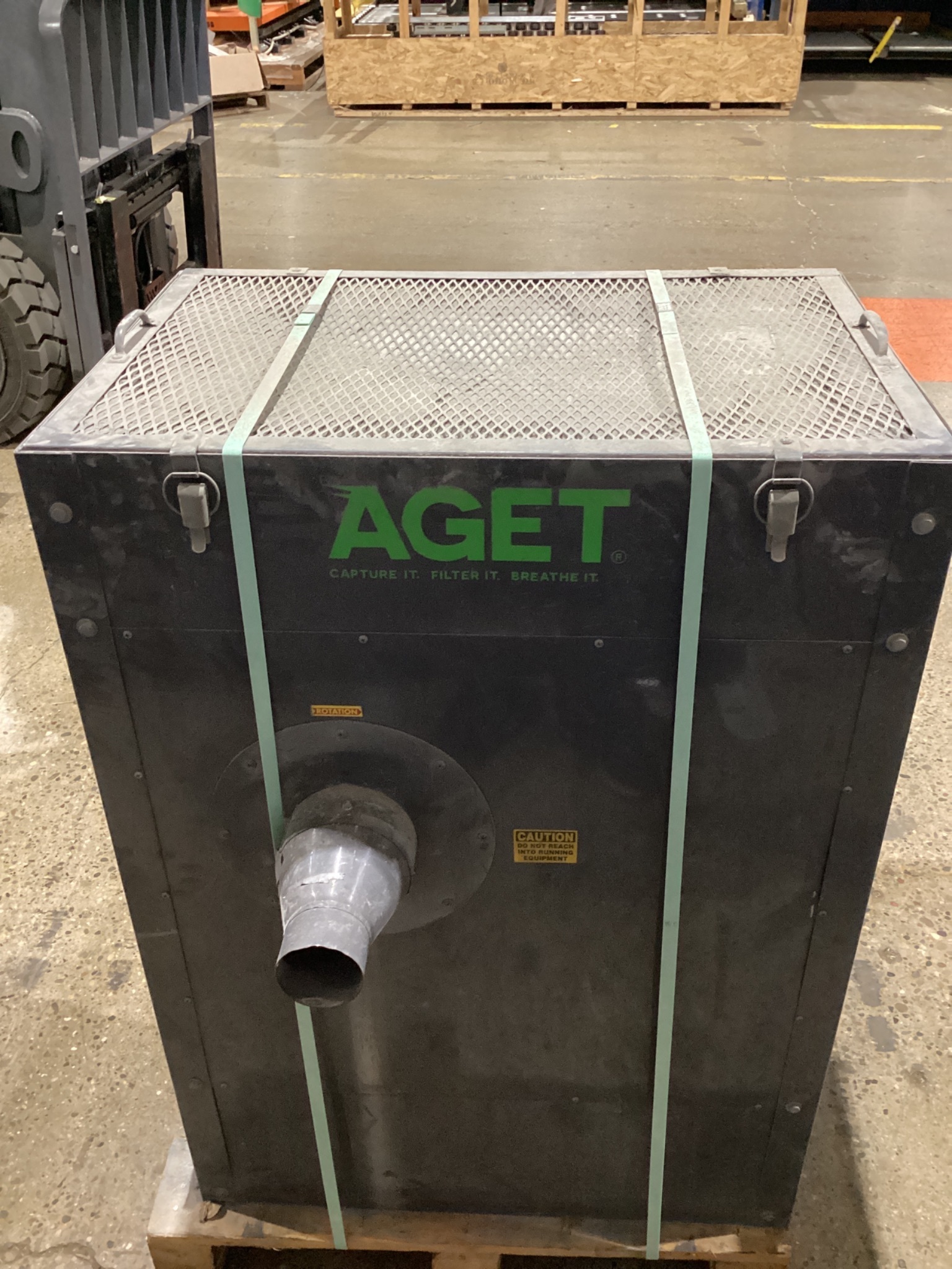 AGET DUSTKOP 800 CYCLONE DUST COLLECTOR 3/4HP 575V USED 4