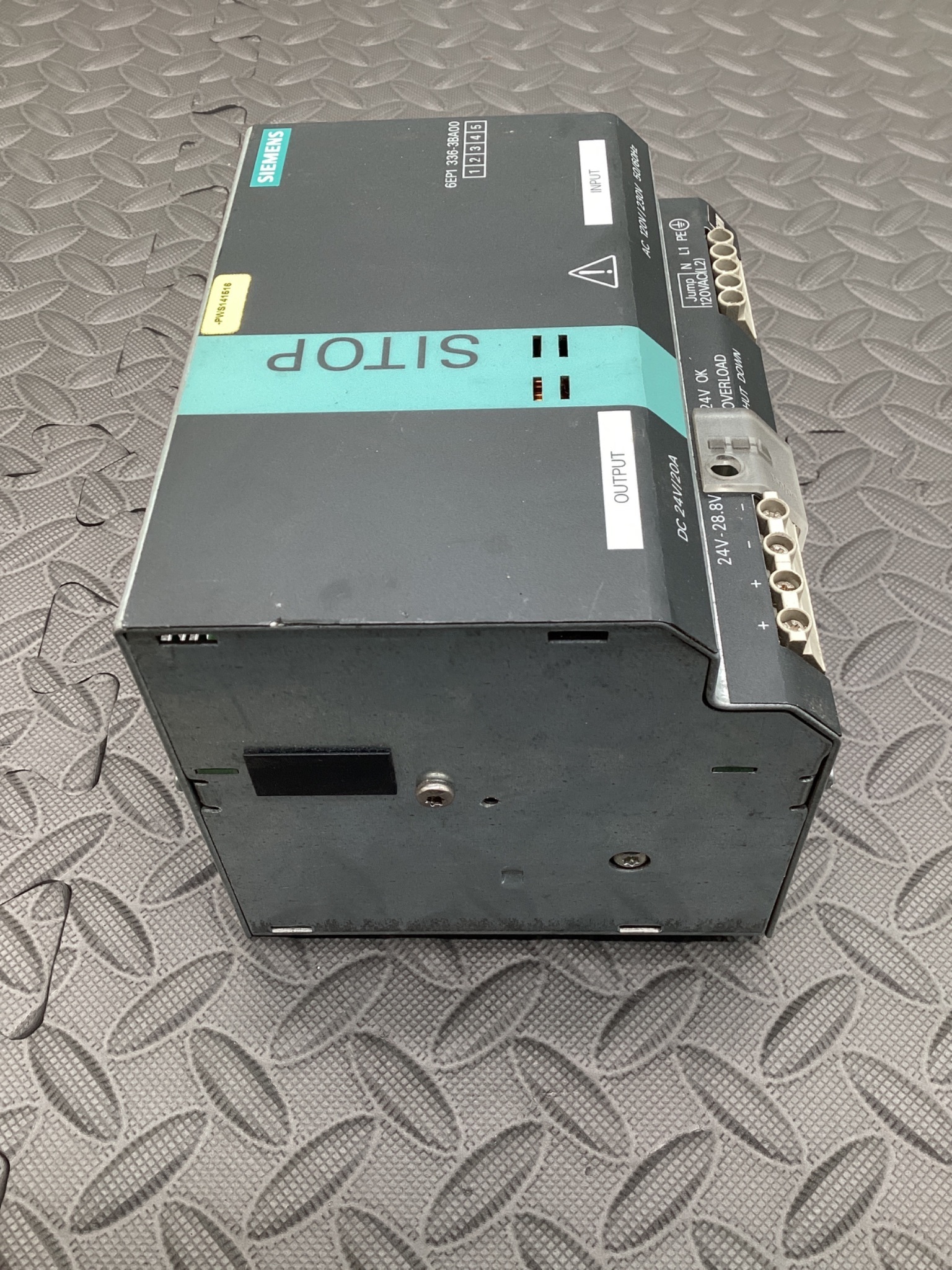 SIEMENS 6EP1336-3BA00 Power Supply 20A, 24VDC USED 3