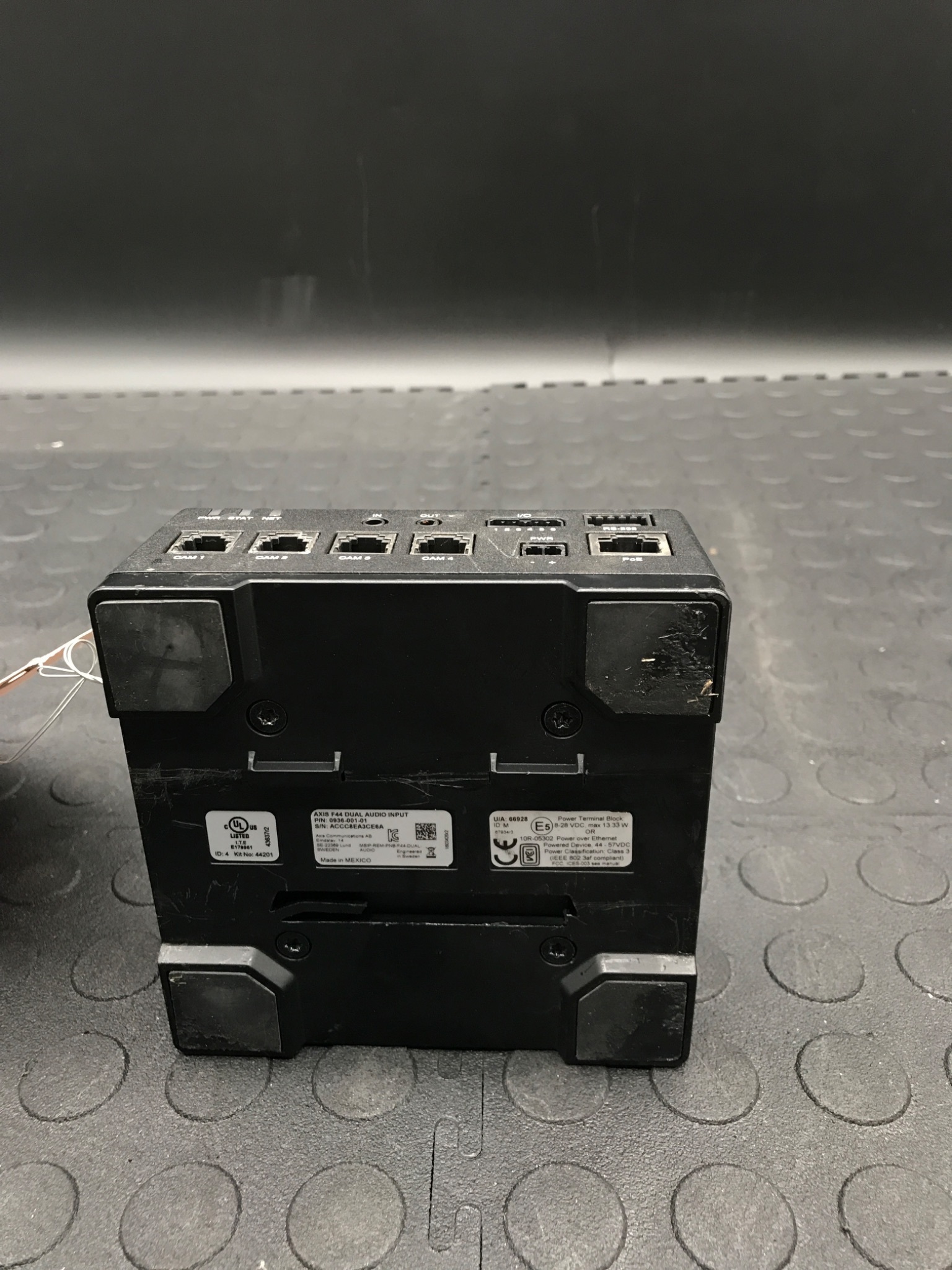 AXIS Communications F44 Dual Audio Input Main Unit 0936-001-01 USED 3