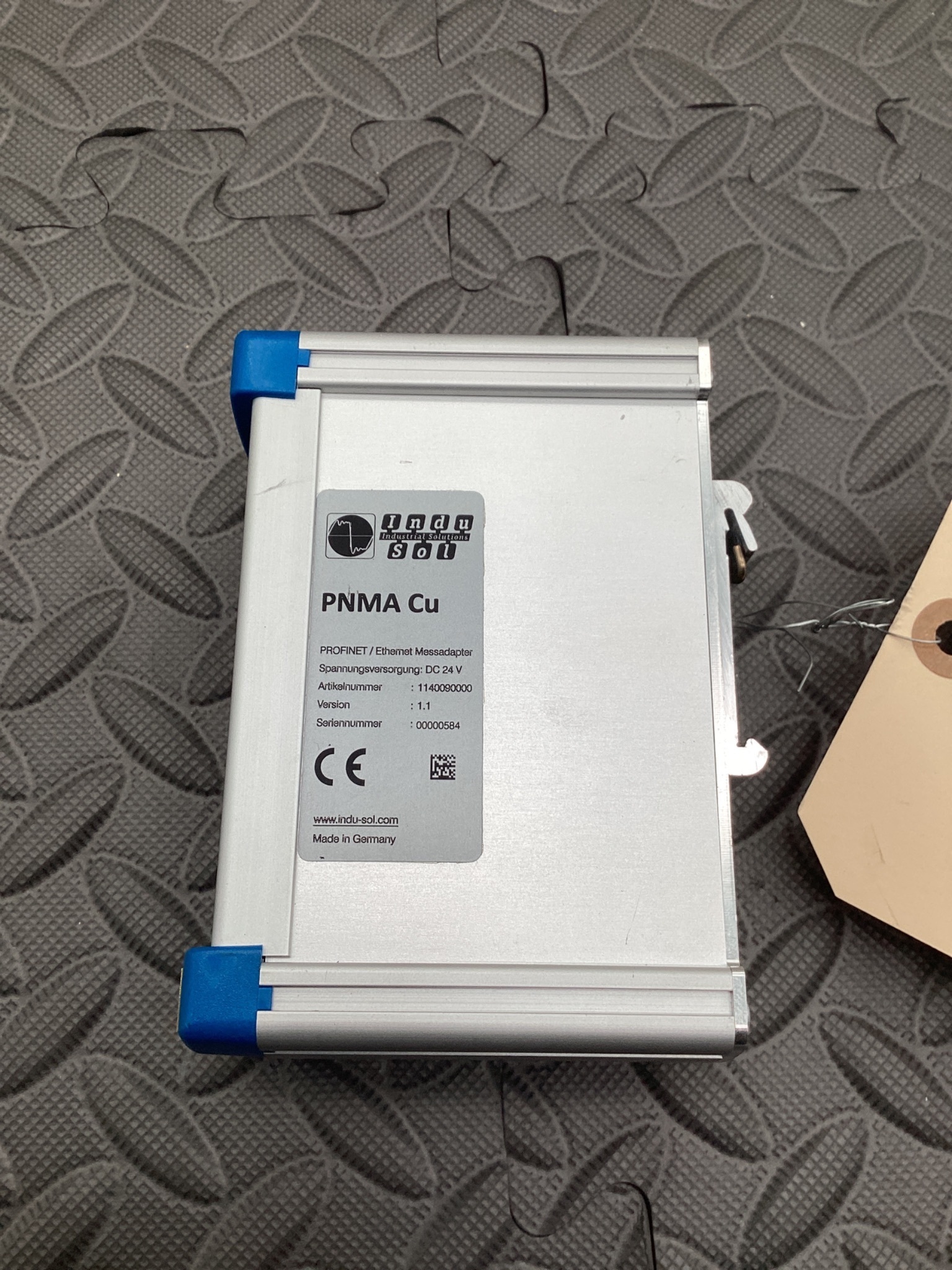 Indu-Sol 114090000 PNMA Cu Profinet-Messstelle / Ethernet Messadapter USED 1