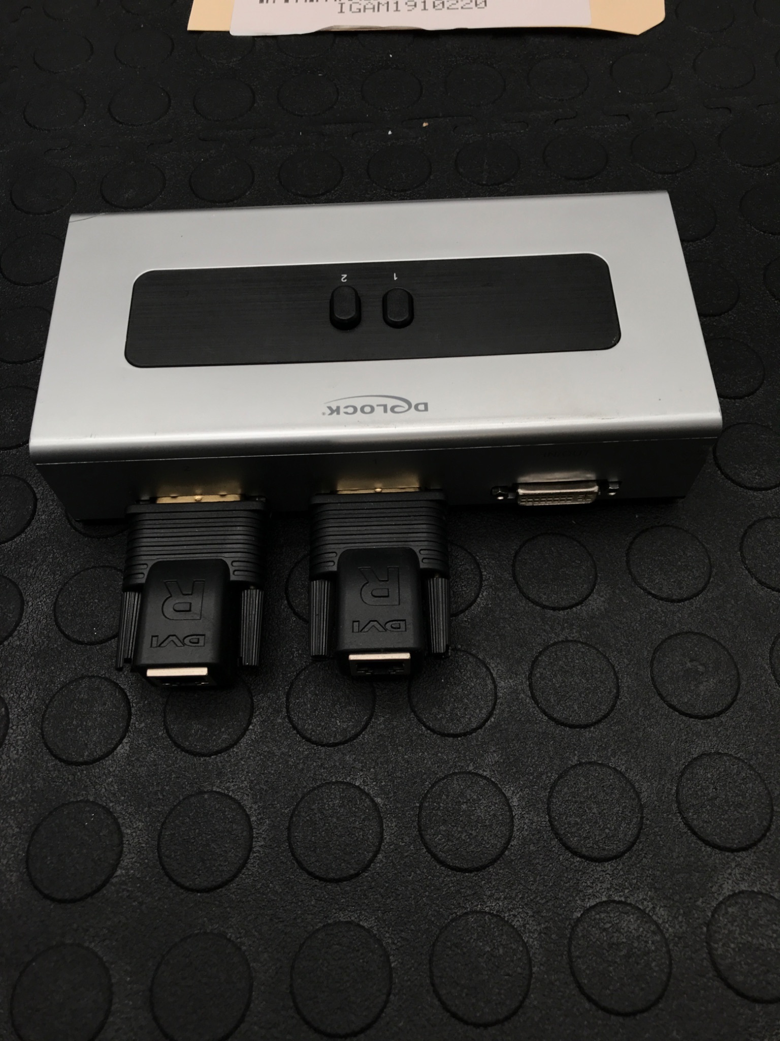Delock 87664 Manual DVI-D 2‑Port Switch 1920×1200 USED 1