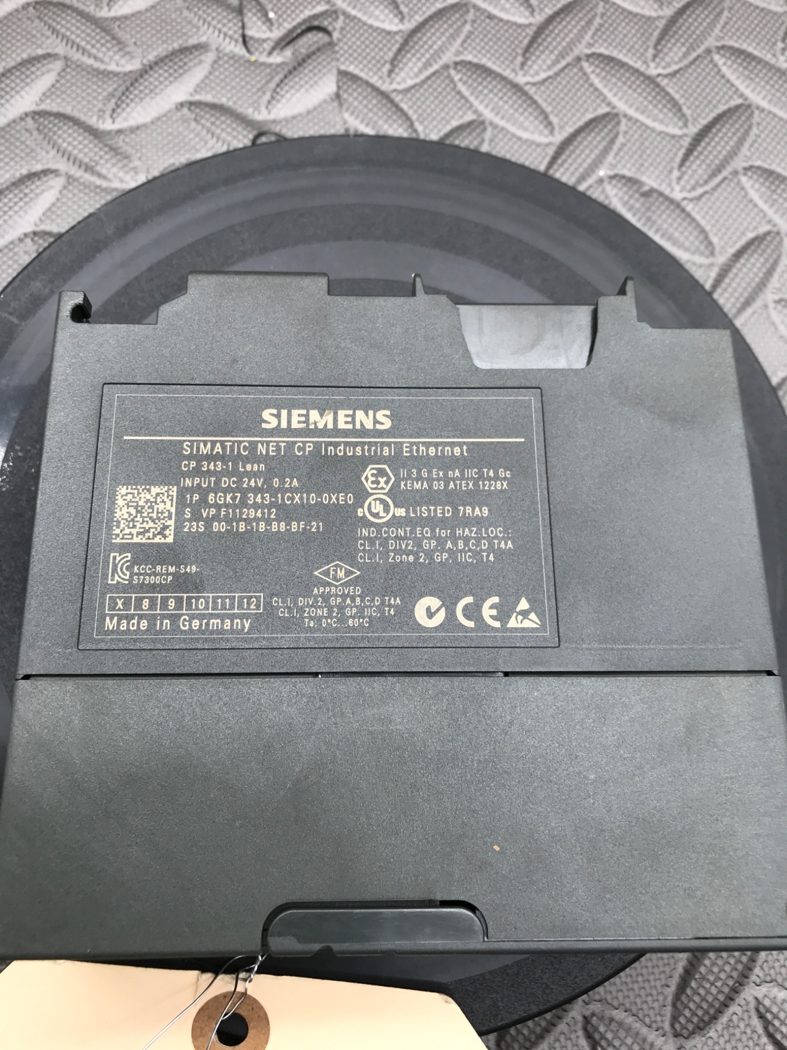 SIEMENS 6GK7 343‑1CX10‑0XE0 CP 343‑1 Lean Ethernet/PROFINET Module USED 4