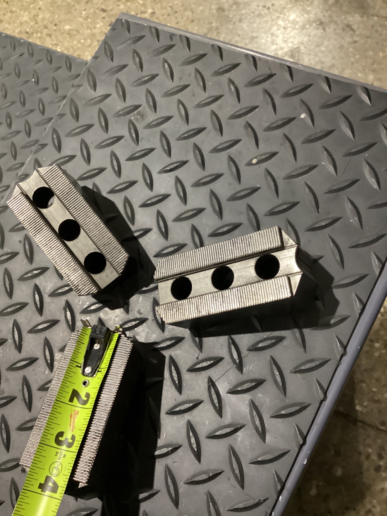 GENERIC Hardened CNC Chuck Jaws (Set of 3) USED 3
