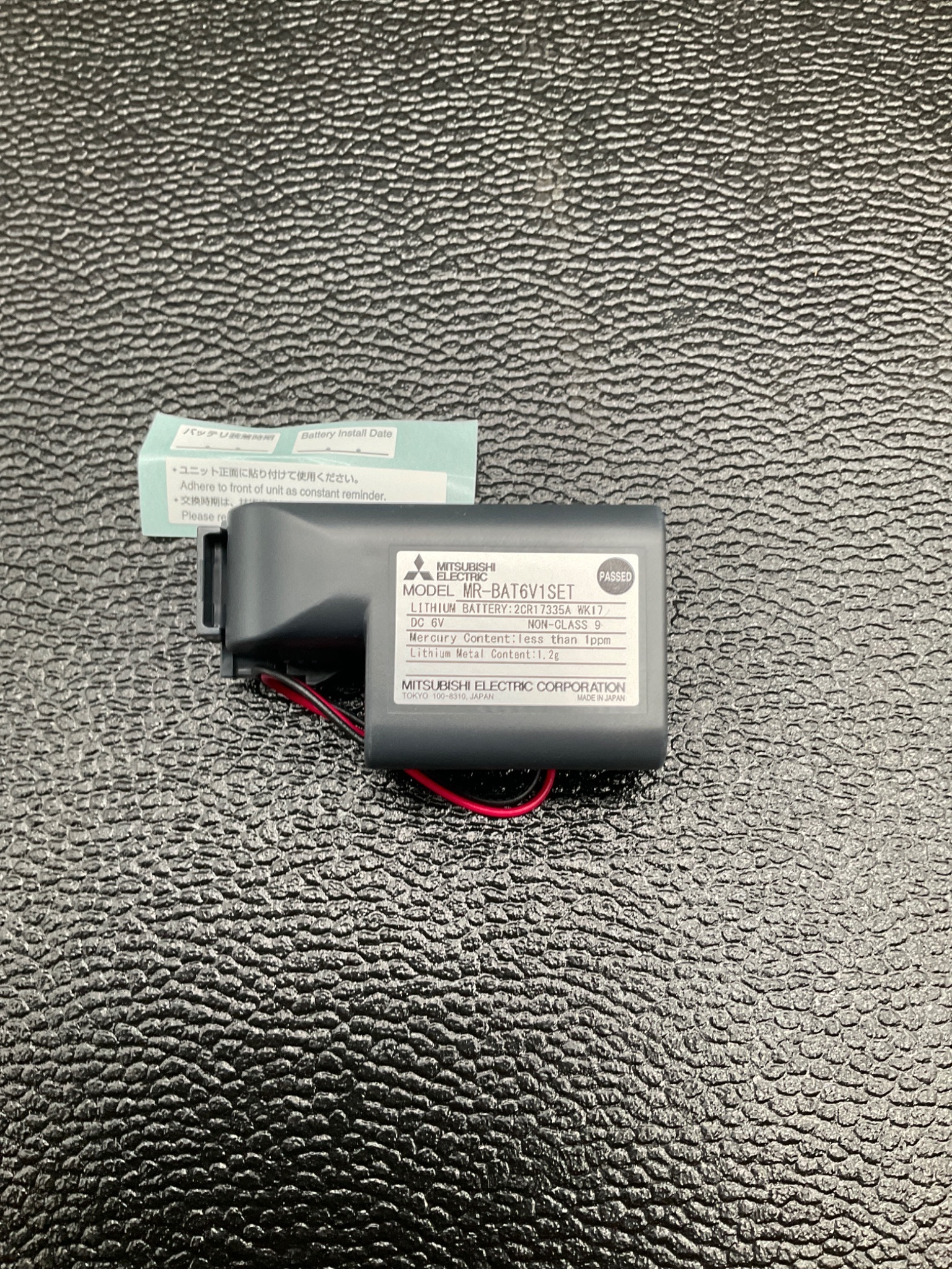 MITSUBISHI MR‑BAT6V1SET 6 V Backup Battery Kit NEW 1