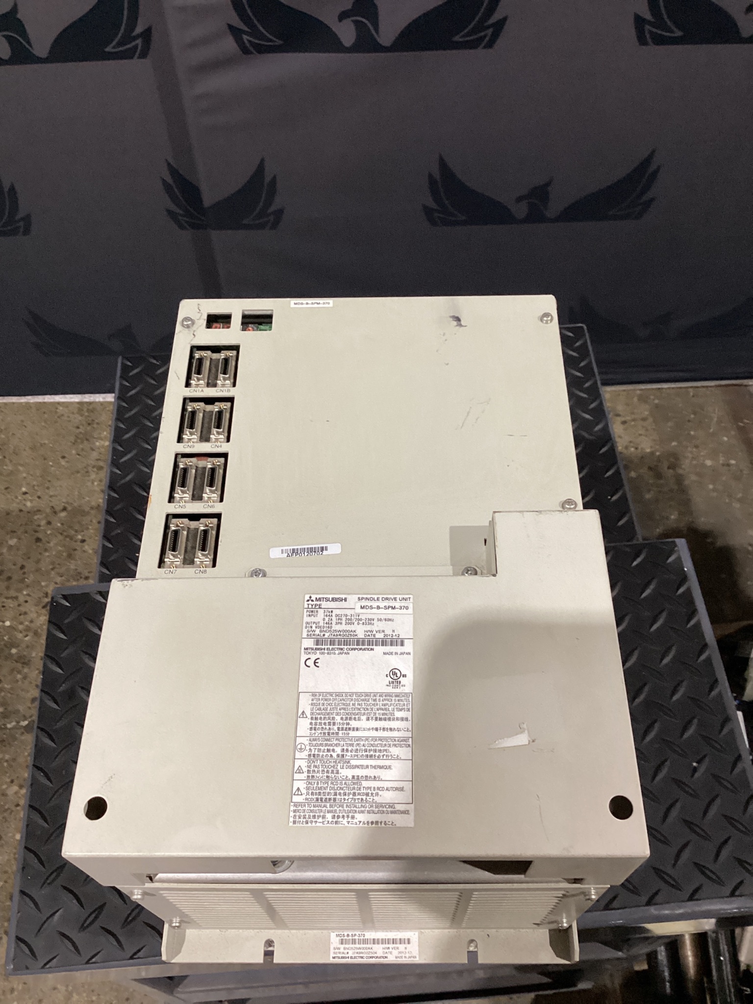 MITSUBISHI MDS‑B‑SPM‑370 37 kW Spindle Drive / Amplifier USED 0