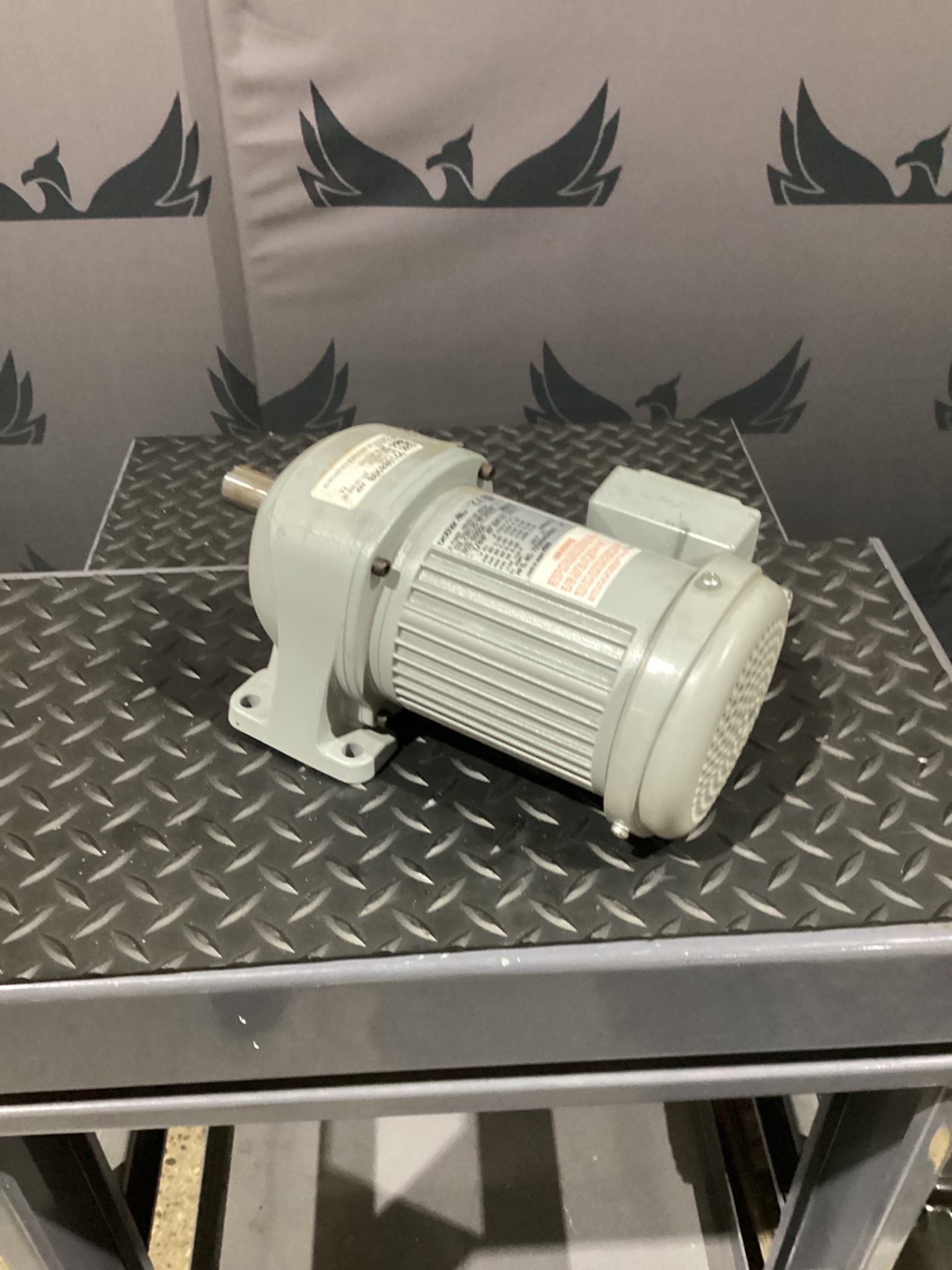 BROTHER G3L22N120‑MF2AENX 0.125 HP Inline Gearmotor w/ Brake USED 1