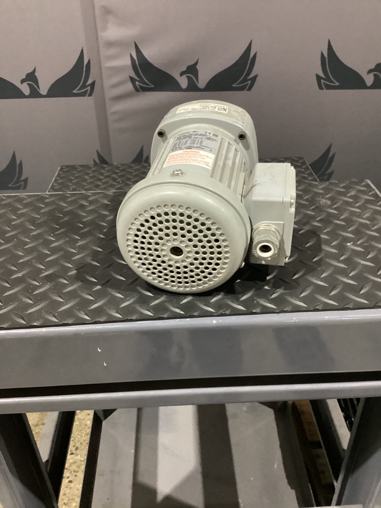 BROTHER G3L22N120‑MF2AENX 0.125 HP Inline Gearmotor w/ Brake USED 2