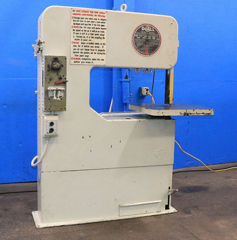 30" DOALL 3012-U VERTICAL BAND SAW USED 0