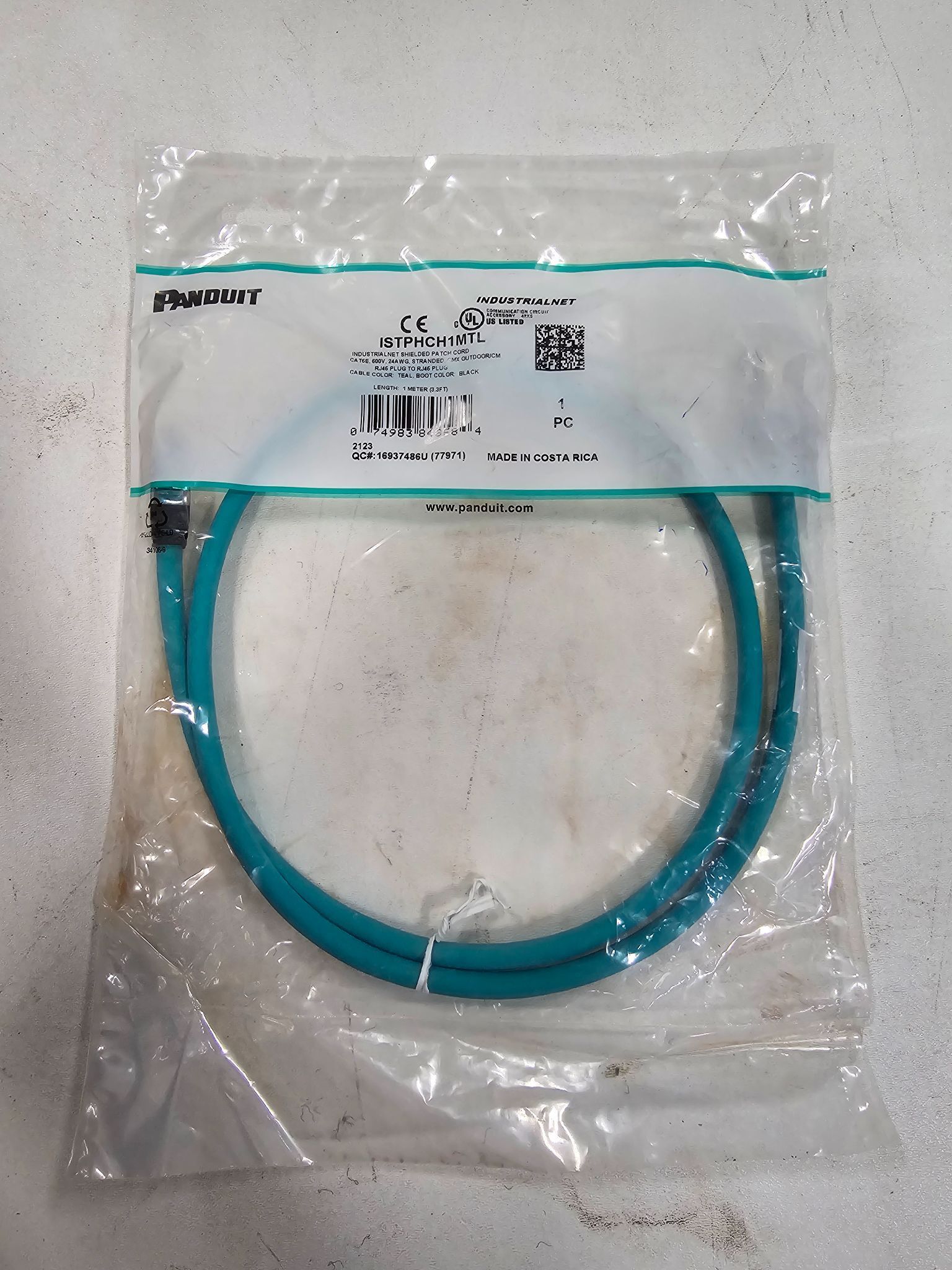 PANDUIT INDUSTRIAL CORDSET ISTPHCH1MTL NEW 0
