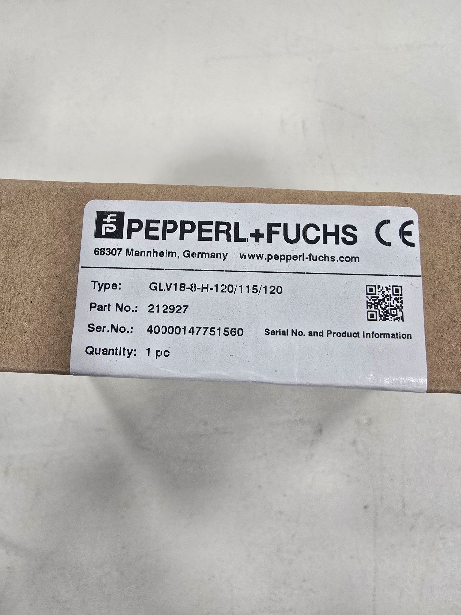 PEPPERL FUCHS GLV18-8-H-120/115/120 NEW 1
