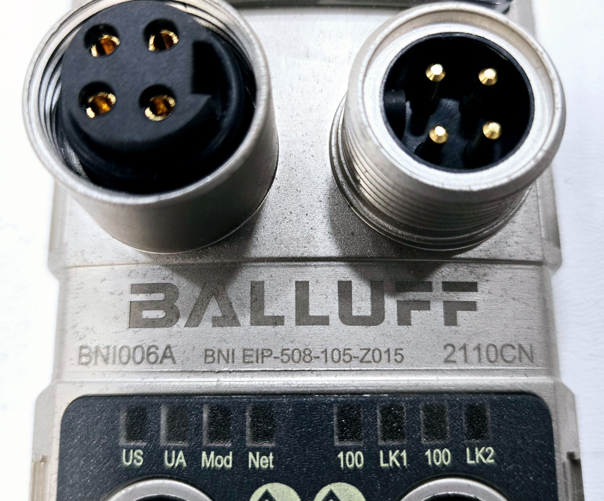 BALLUFF BNI006A BNI EIP-508-105-Z015 2110CN REMOTE I/O MODULE USED 2