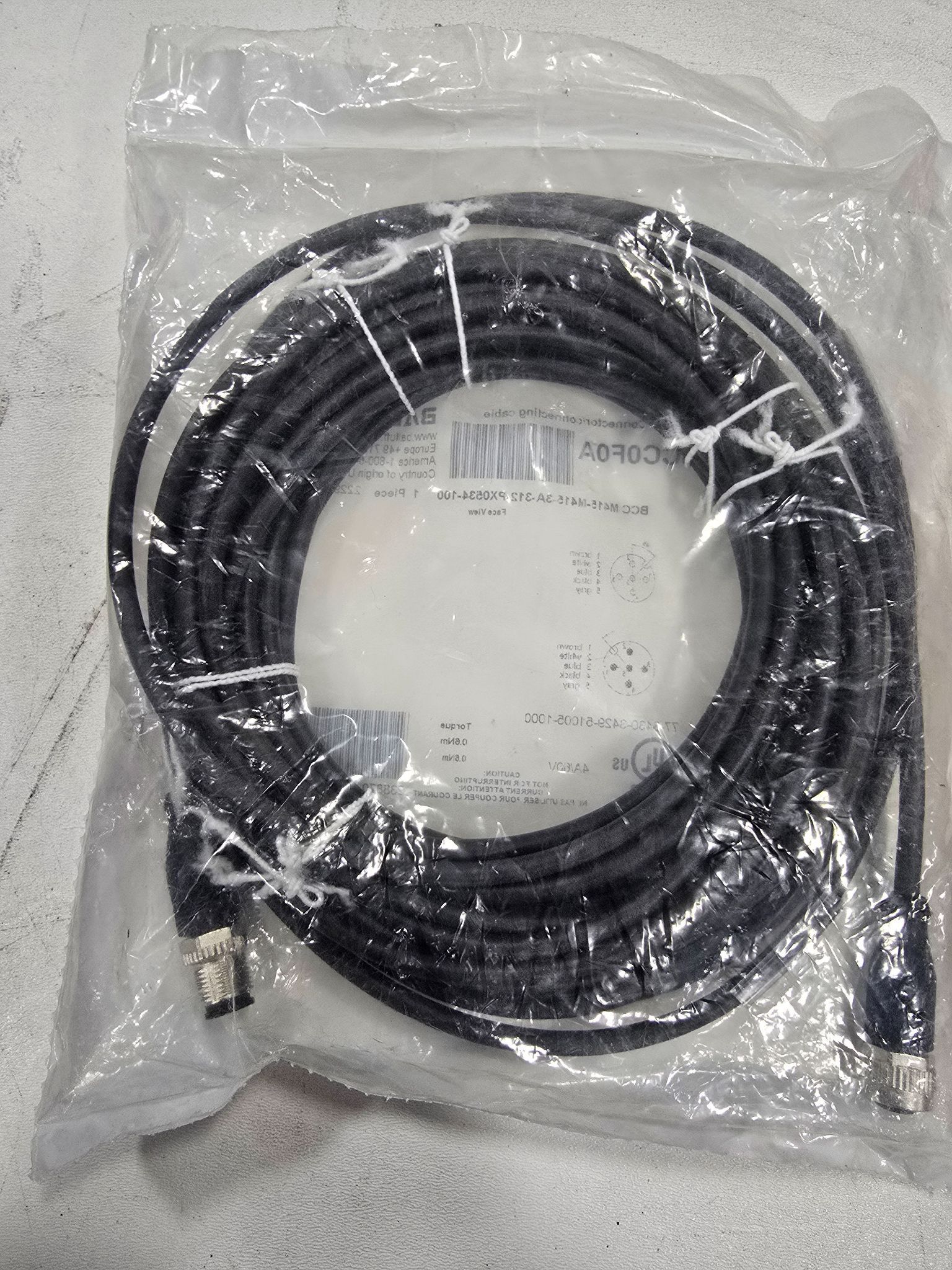 BALLUFF BCC-M415-M415-3A-312-PX0534-100 SENSOR CABLE NEW 2