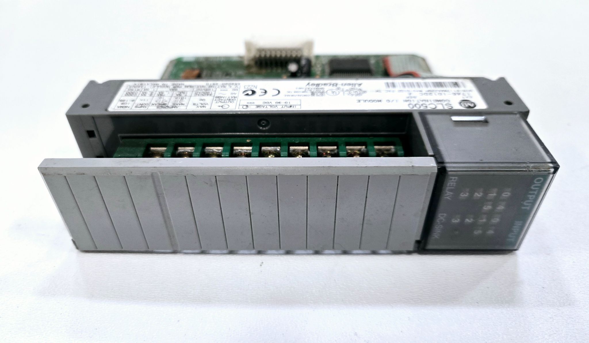 ALLEN BRADLEY 1746-I012DC COMBINATION I/O MODULE SER A USED 1