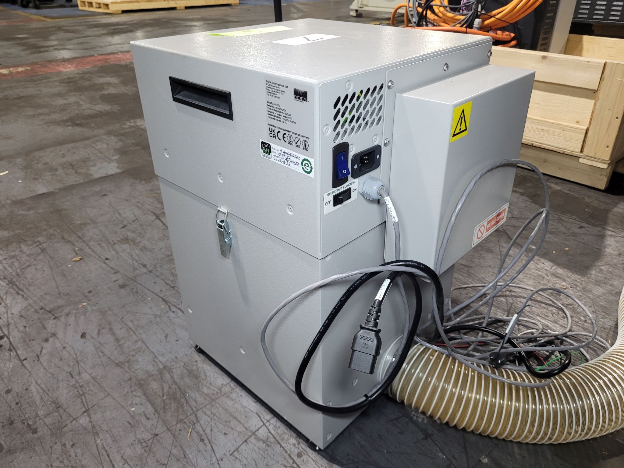 PLASMATREAT FG5001S SYS Plasma Generator W/ BOFA AD350 Laser Fume Extractor USED 10