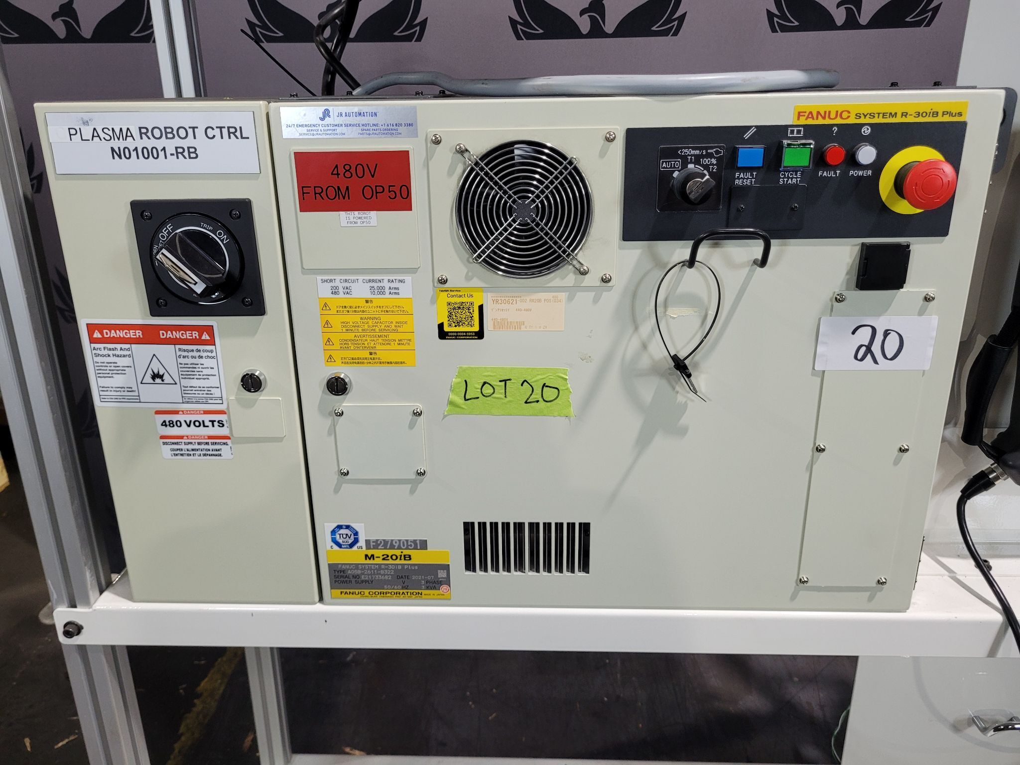 FANUC M-20iB/25 Robot w/ R-30iB PLUS Controls USED 7