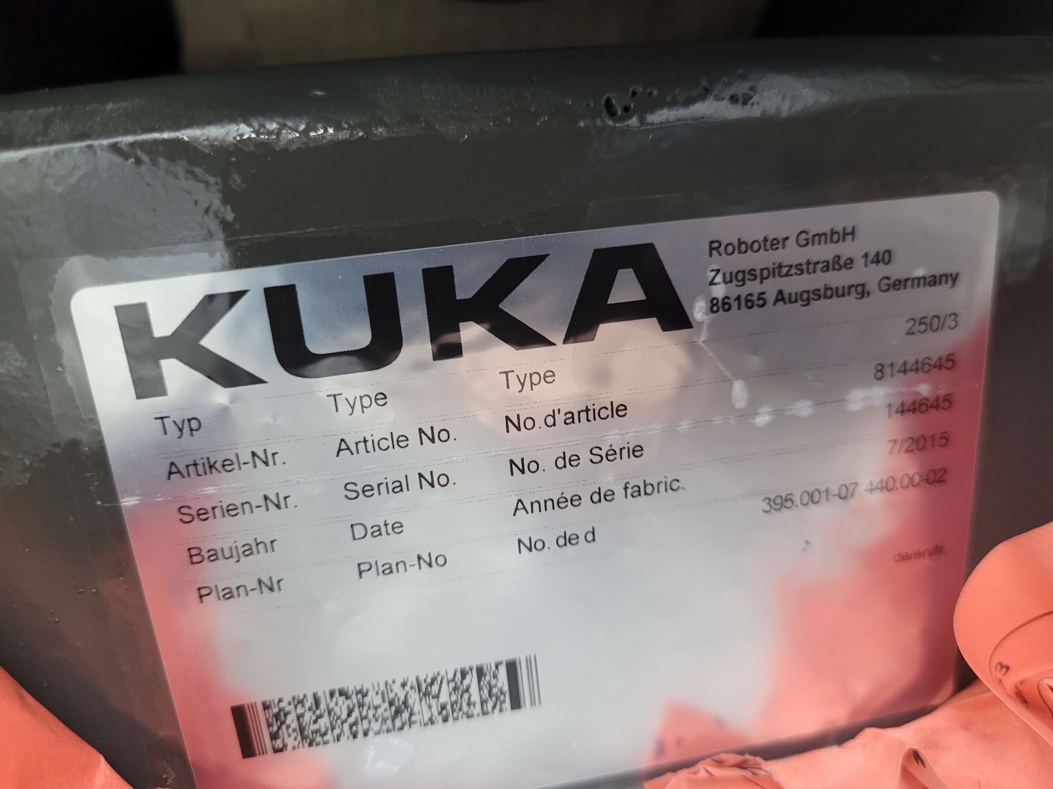 KUKA KL 250-3 (8.5m x 2) RTU w/ 2 Dual Robot Carriages NEW 6