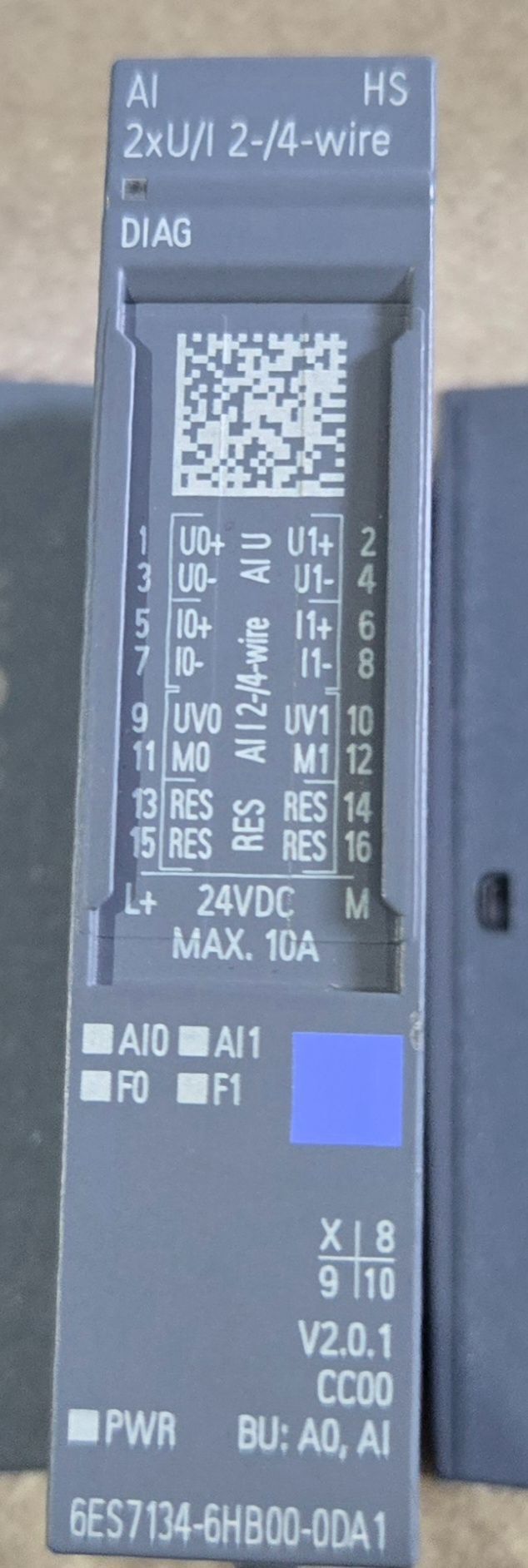 SIEMENS 6ES7134-6HB00-0DA1 PLC MODULE USED 3